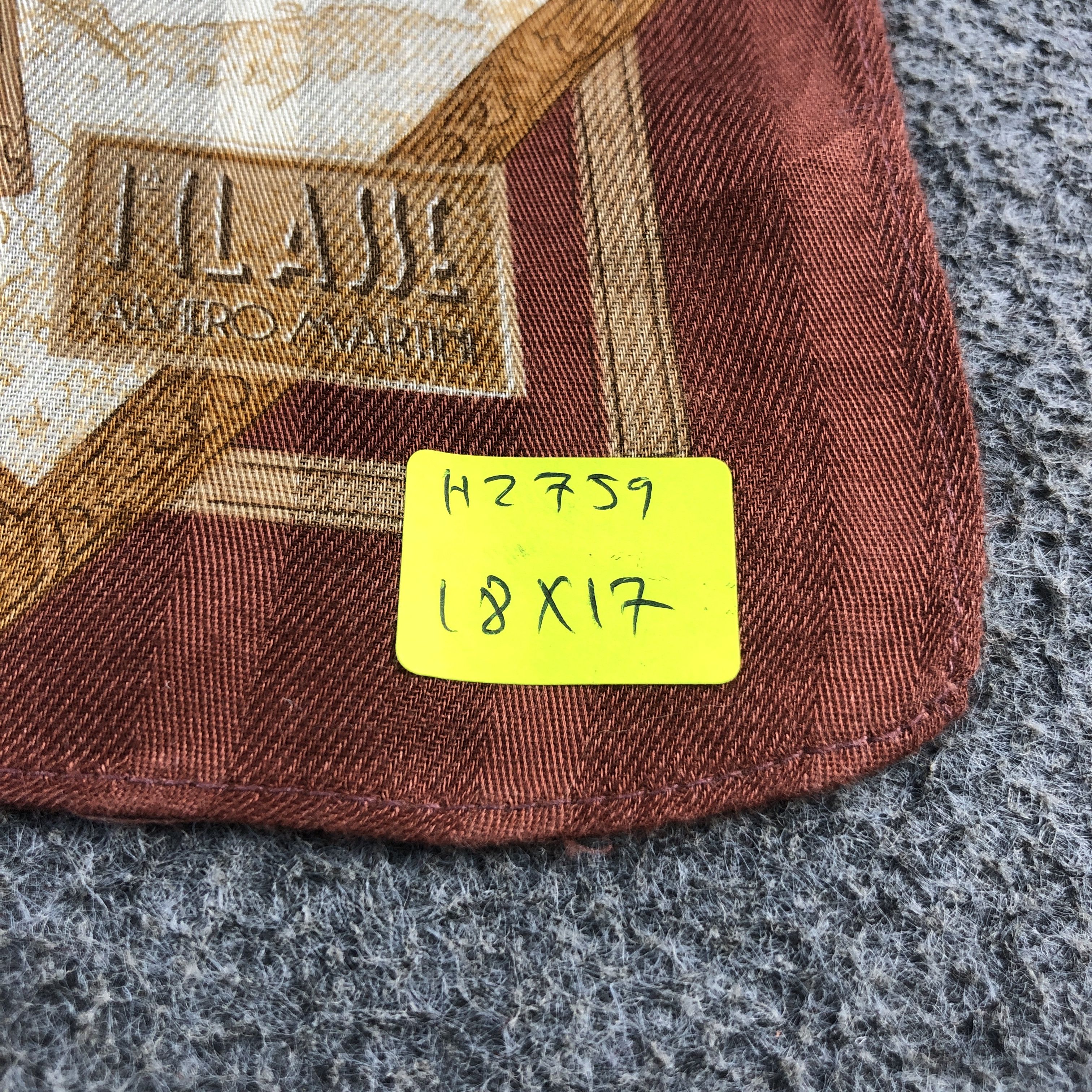 Alviero Martini × Vintage Alviero Martini Handkerchief Neckerchief Bandana H2759 Size ONE SIZE - 7 Thumbnail