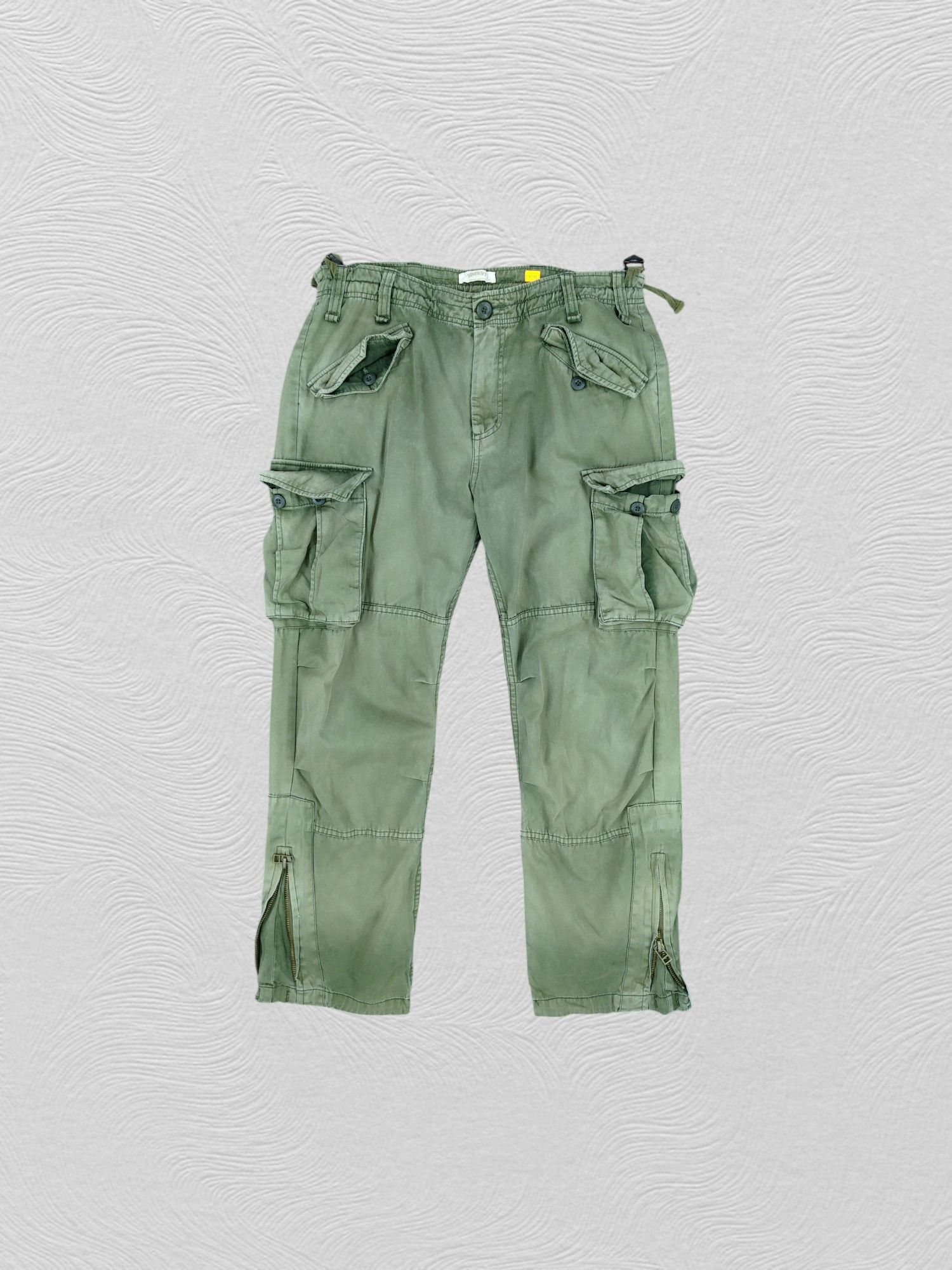 Japanese Brand Browny Drawstring Waist Japanese Brand Cargo -CP161 Size US 34 / EU 50 - 1 Thumbnail