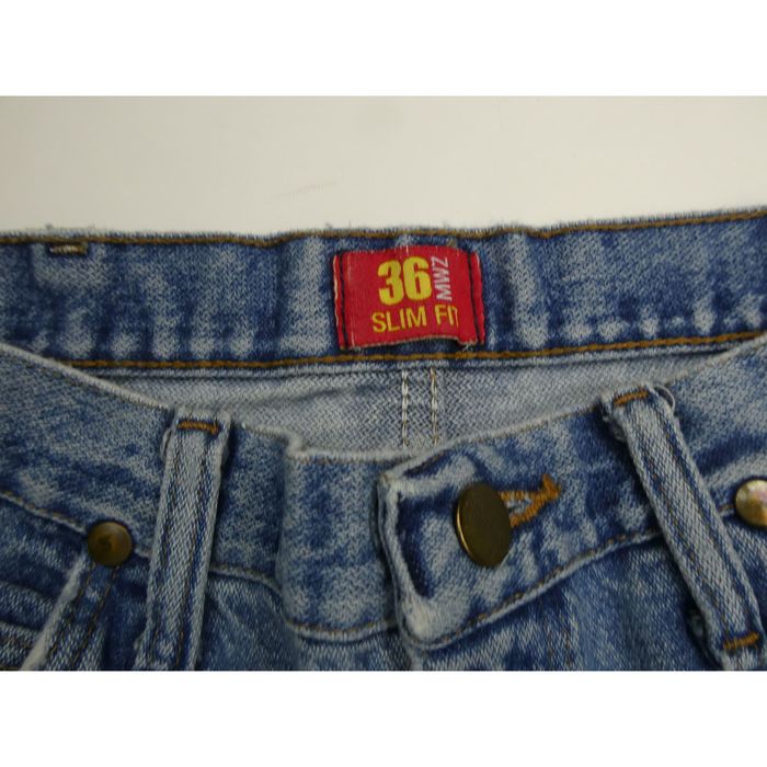 Wrangler Wrangler 36MWZ Slim Fit worn in jeans, 32x30, light wash | Grailed
