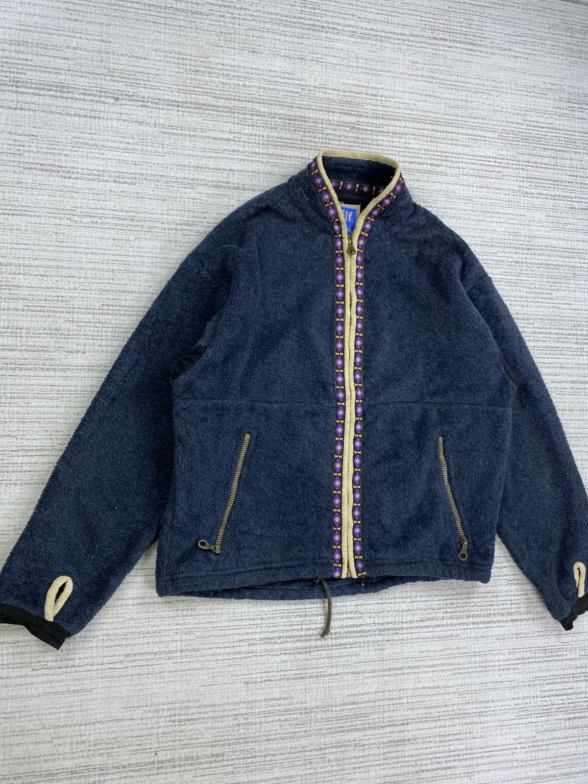 Polartec × Vintage Vintage alf Made In USA Polartec Navajo Fleece Jacket Size US M / EU 48-50 / 2 - 3 Thumbnail