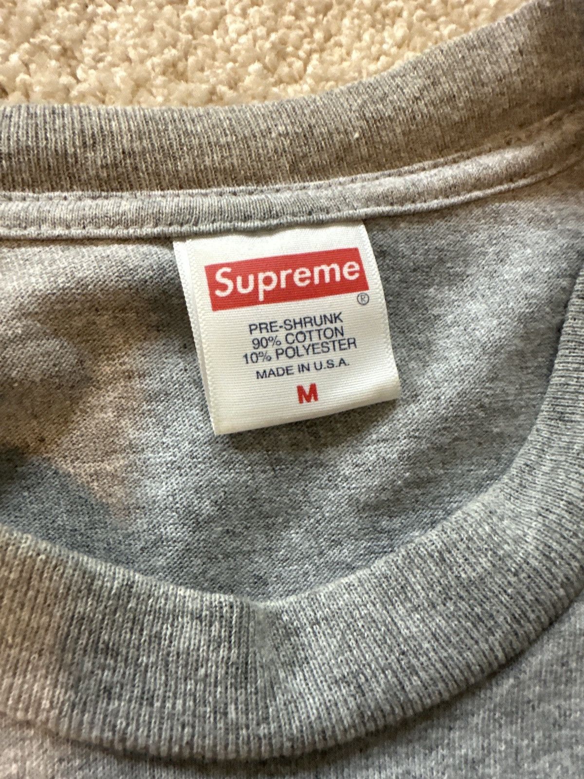 Supreme Supreme Life Sucks Die Heather Grey Tee Size US M / EU 48-50 / 2 - 2 Thumbnail