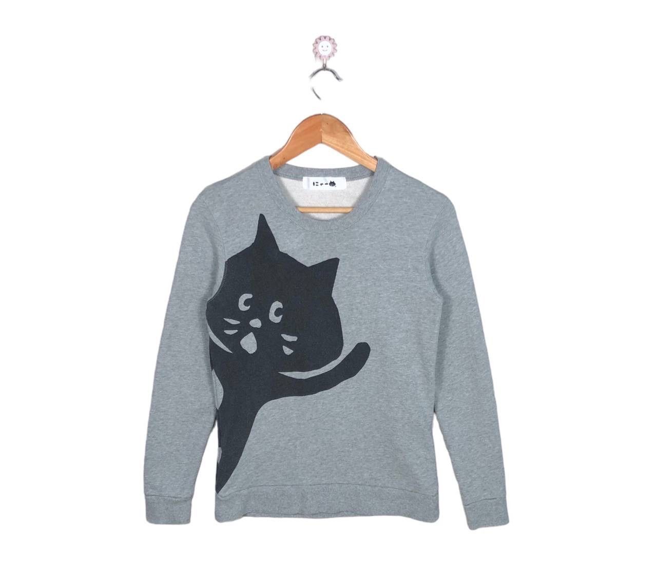 Ne-Net Issey Miyake Ne-Net Cat Jumper Sweatshirt Size US S / EU 44-46 / 1 - 1 Thumbnail