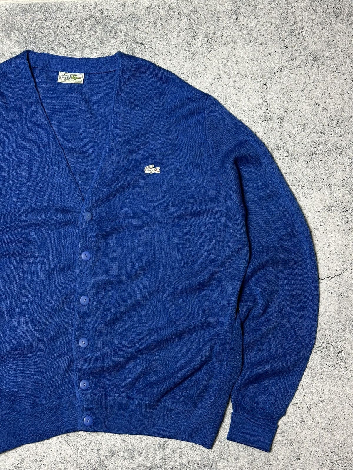 Lacoste Vintage Lacoste Chemise Cardigan Sweater Size US XXL / EU 58 / 5 - 3 Thumbnail