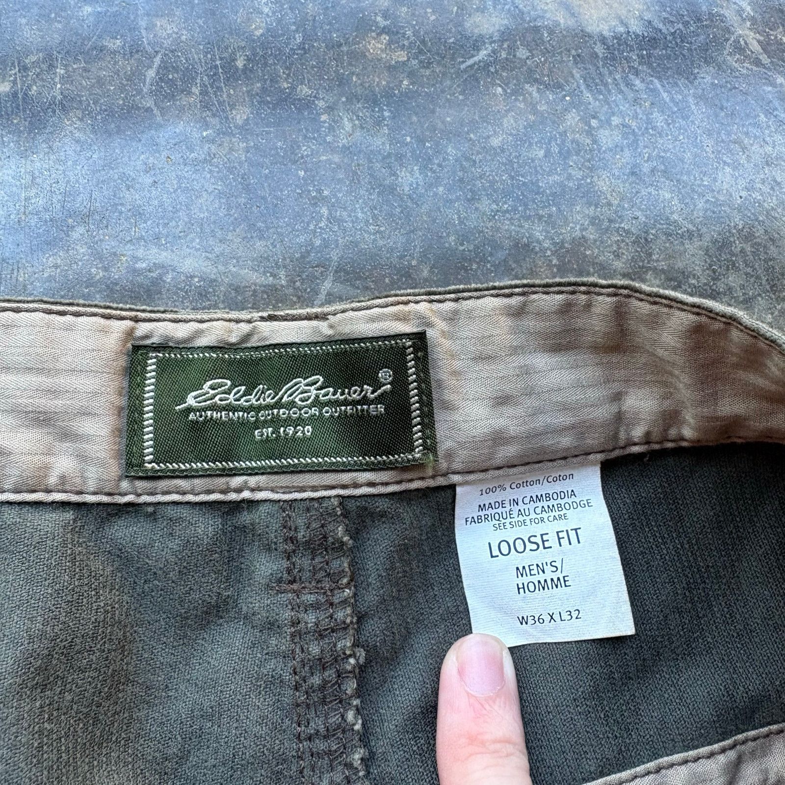 Eddie Bauer Vintage Eddie bauer thick corduroy cargo pants Size US 36 / EU 52 - 6 Thumbnail