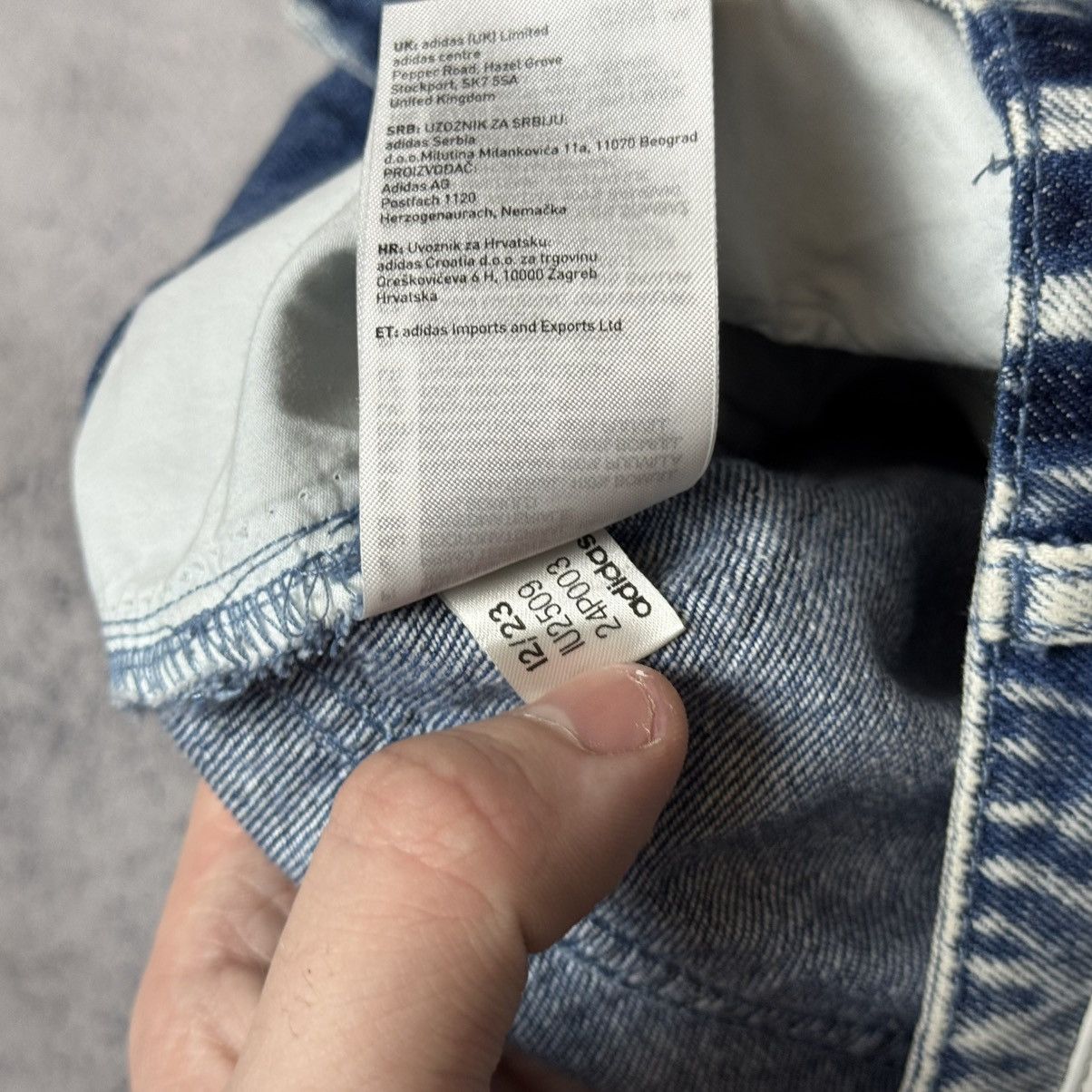 Adidas Adidas Ksenia Schnaider Denim Skirt Size 25" / US 0 / IT 36 - 11 Thumbnail