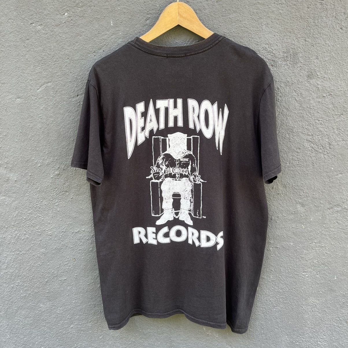 Death Row Records Thrashed Faded Death Row Records ERD GRUNGE Tee Size US L / EU 52-54 / 3 - 1 Thumbnail