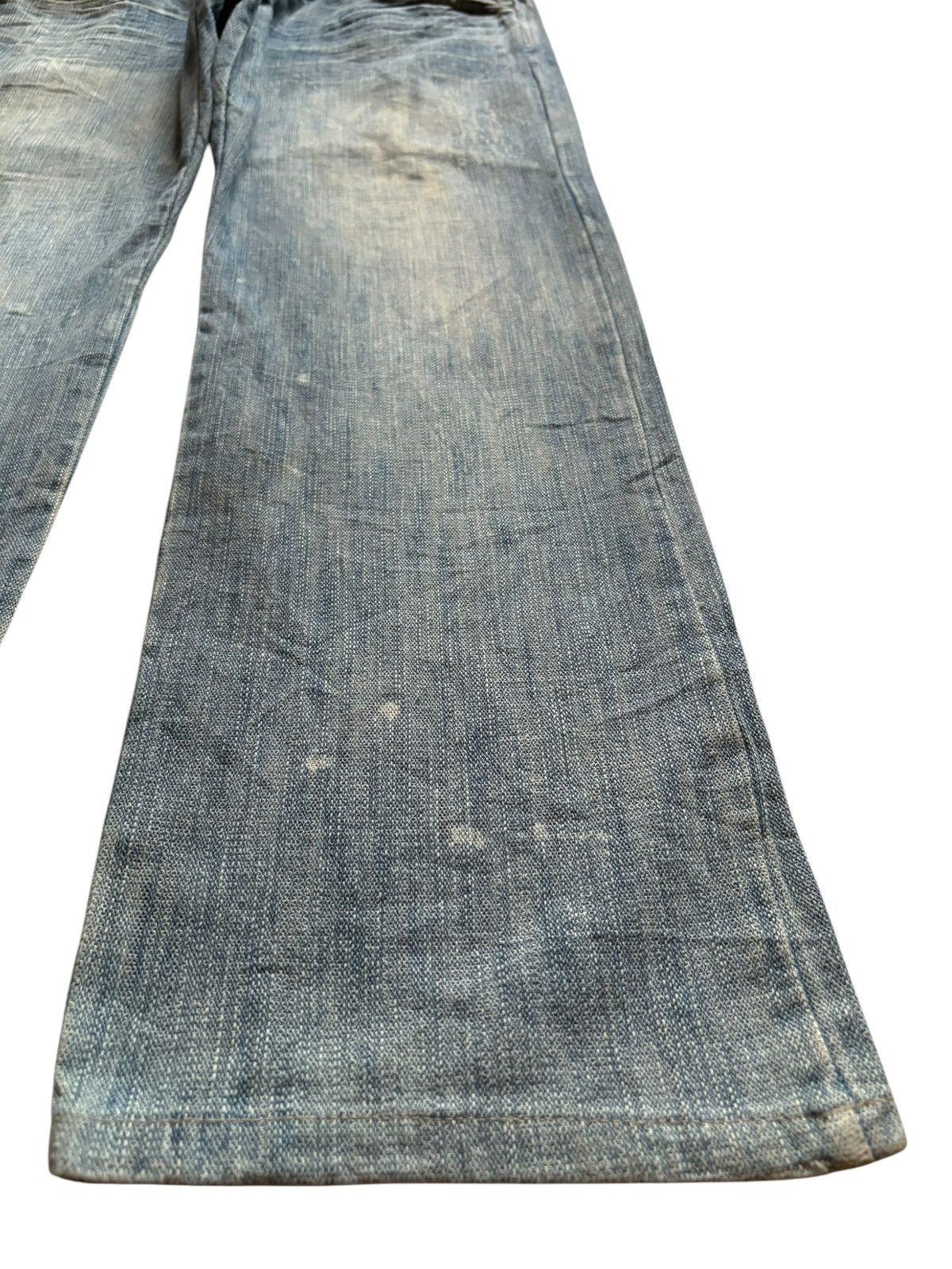 Japanese Brand Vintage Japanese Brand Double Waist Mud Wash Baggy Jeans Size US 32 / EU 48 - 7 Thumbnail