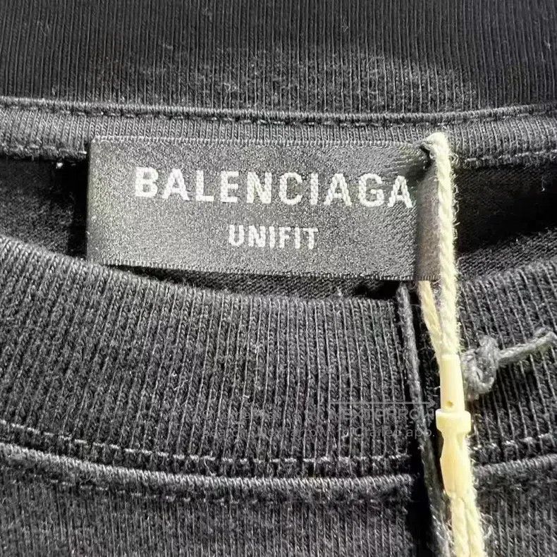 Balenciaga Balenciaga Waterfall Pattern Printed Logo Short Sleeve Size US S / EU 44-46 / 1 - 2 Thumbnail