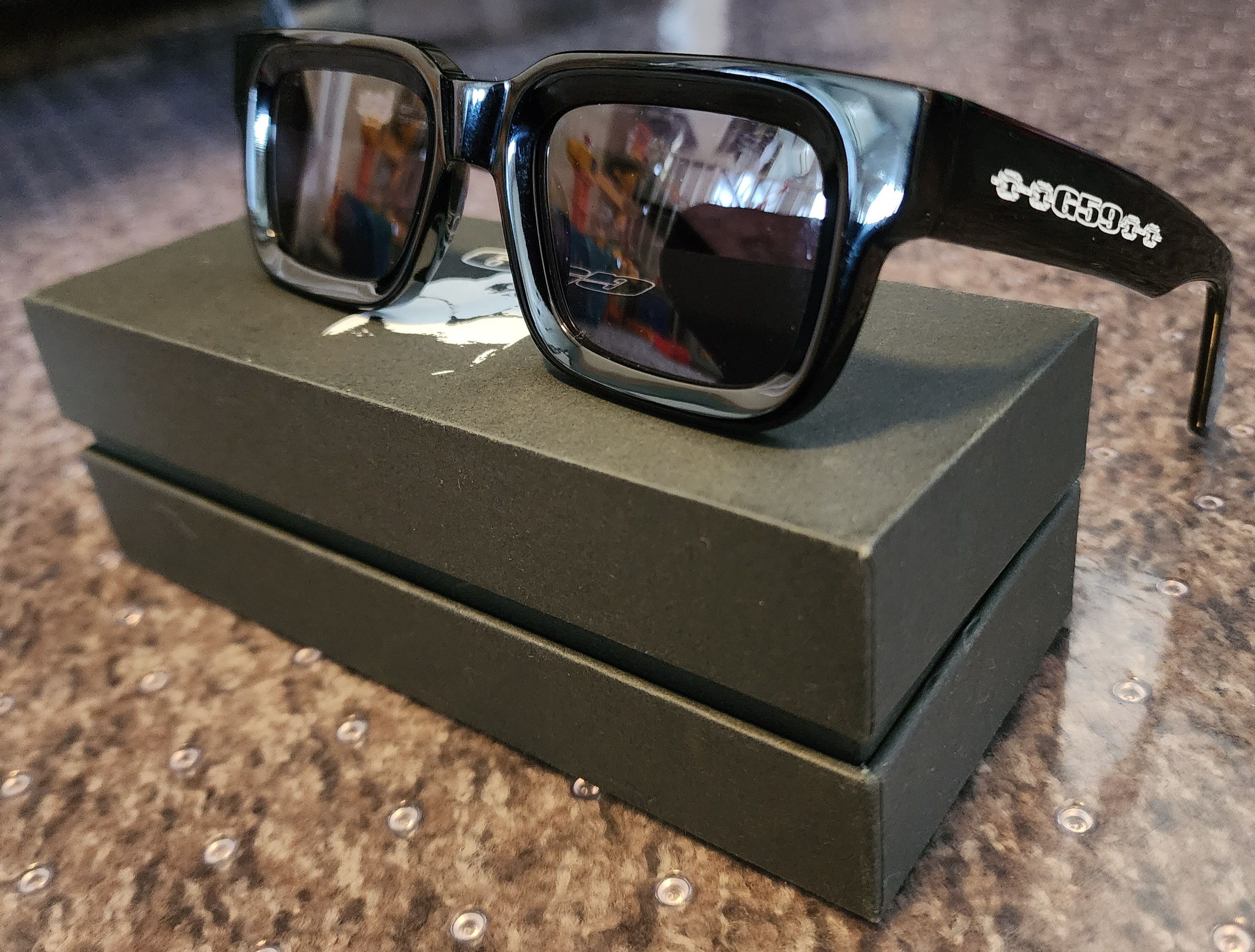 image of G59 Records x Pouya Uicideboy Merch G59 Sunglasses X Black X, Men's