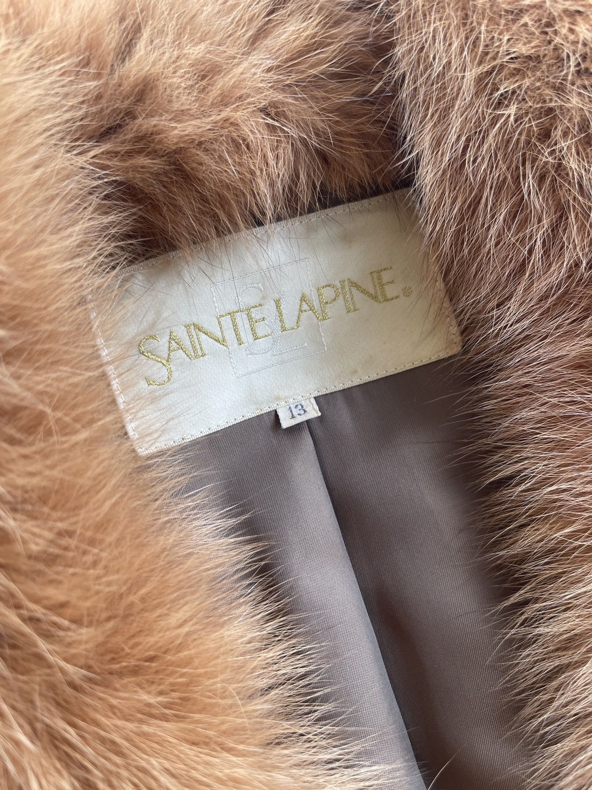 Vintage Vintage Sainte Lapine Raccoon Fur Cashmere Longcoat Size M / US 6-8 / IT 42-44 - 9 Thumbnail