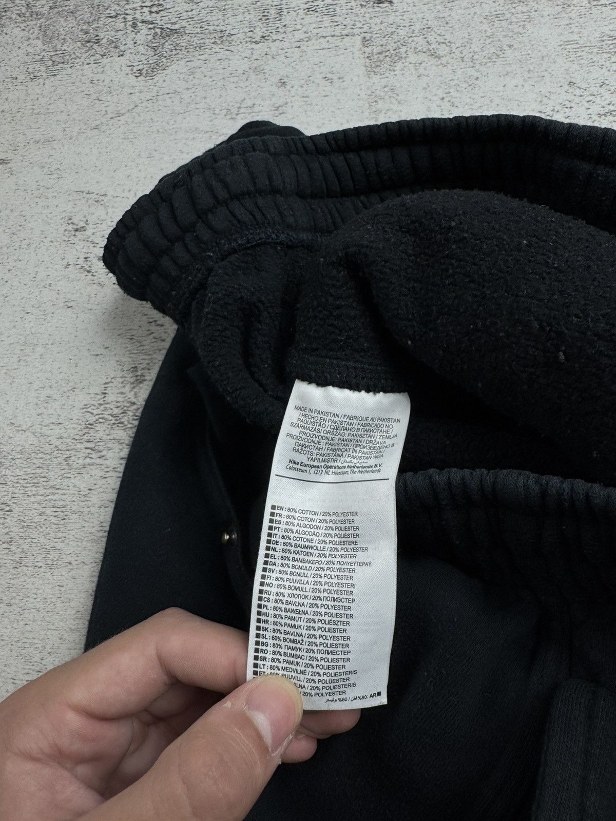 Nike Nike Medium Black Men’s Baggy Wide Sweat Pants Trousers Activewear Cotton Sport Size US 34 / EU 50 - 8 Thumbnail
