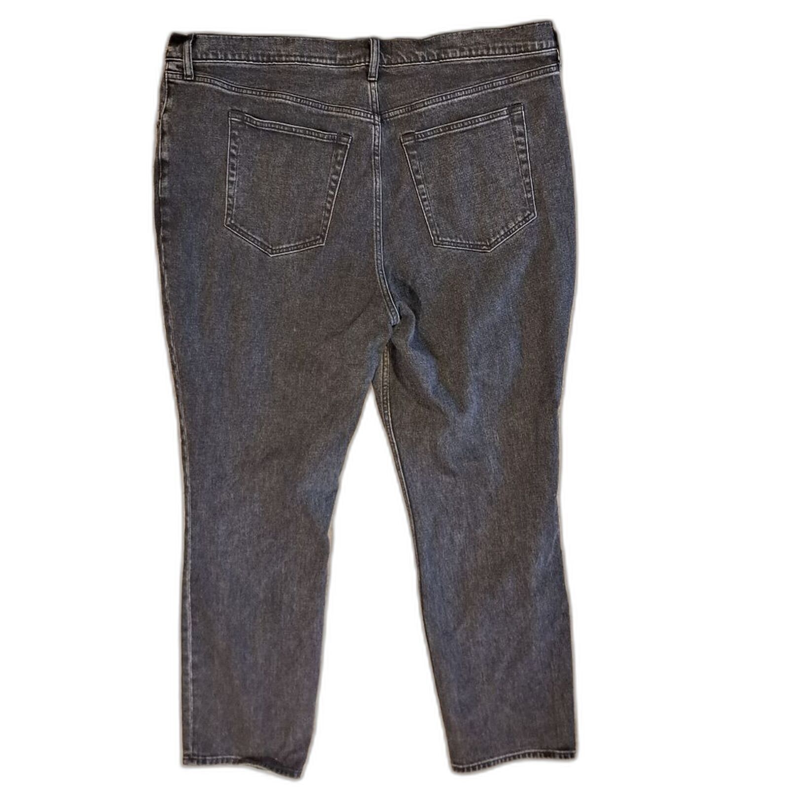 Abercrombie & Fitch Abercrombie & Fitch The 90's Slim High Rise black jeans 35 Size 35" - 4 Thumbnail