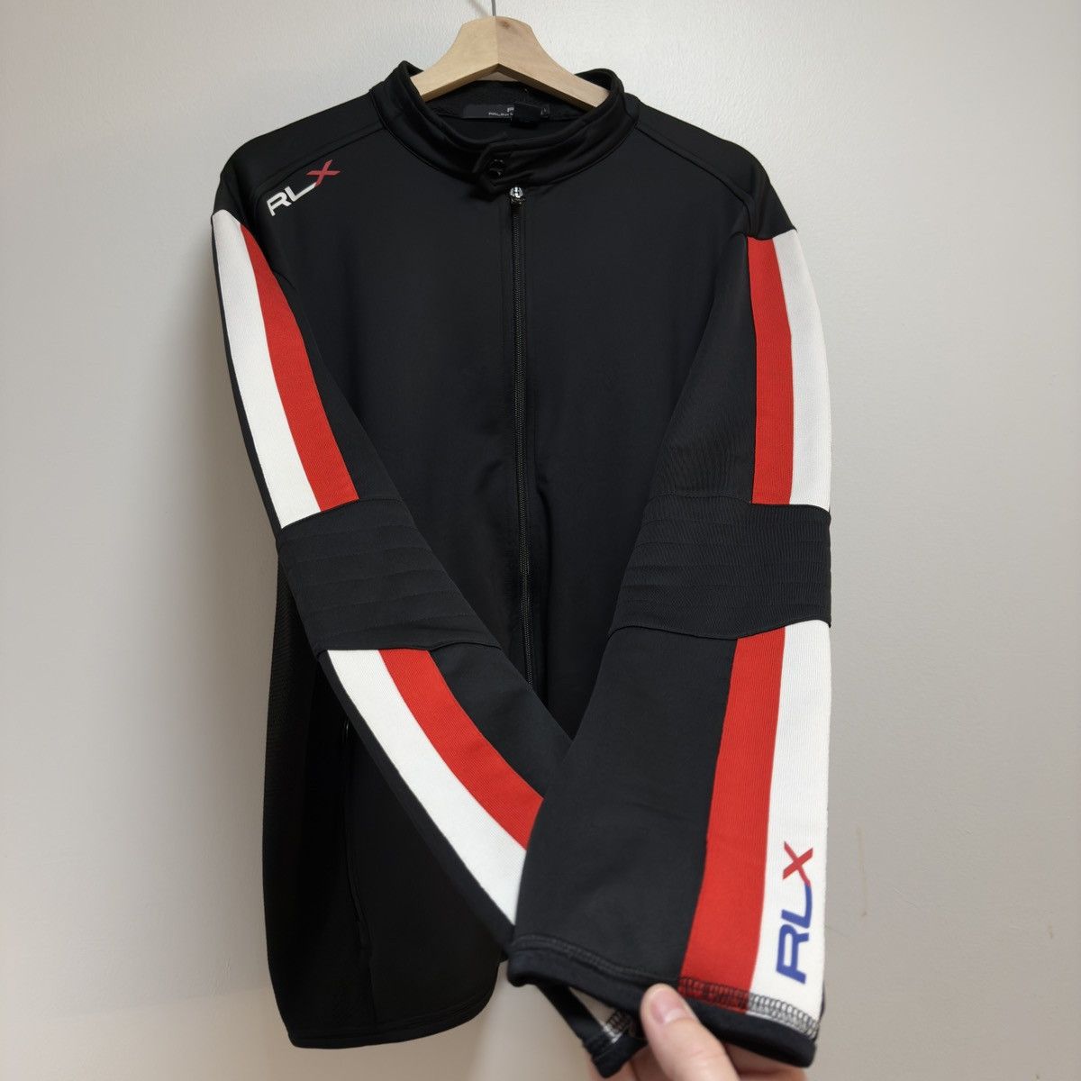 Polo Ralph Lauren × Vintage Vintage Polo Sport RLX Zip Up Track Jacket Large Size US L / EU 52-54 / 3 - 3 Thumbnail
