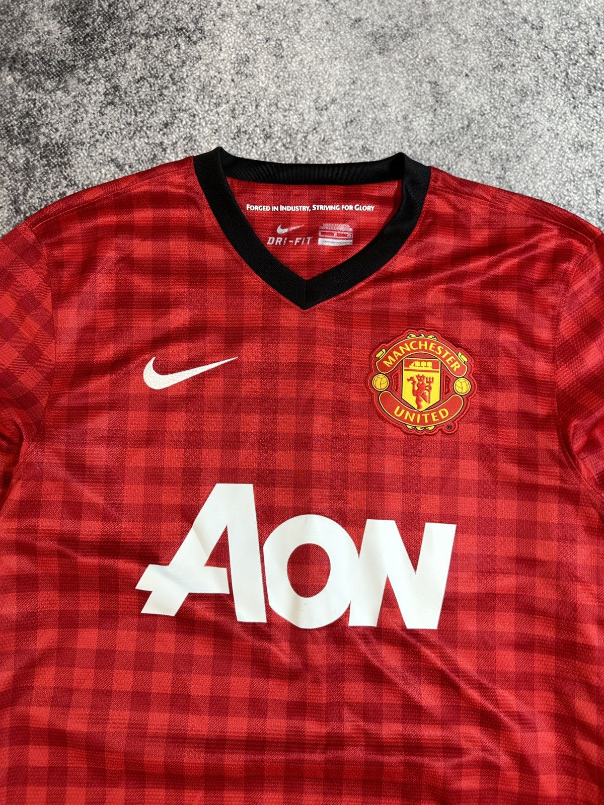 Nike Vintage Nike Manchester United Soccer Long Jersey Blokecore Size US S / EU 44-46 / 1 - 3 Thumbnail