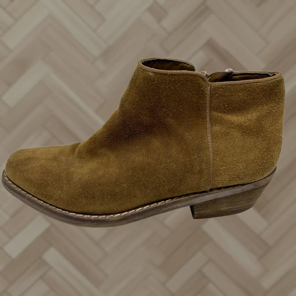 Sam Edelman Sam Edelman Mercer Women 6.5 Suede Leather Tan Brown Western Ankle Boot Size US 7 / IT 37 - 1 Thumbnail