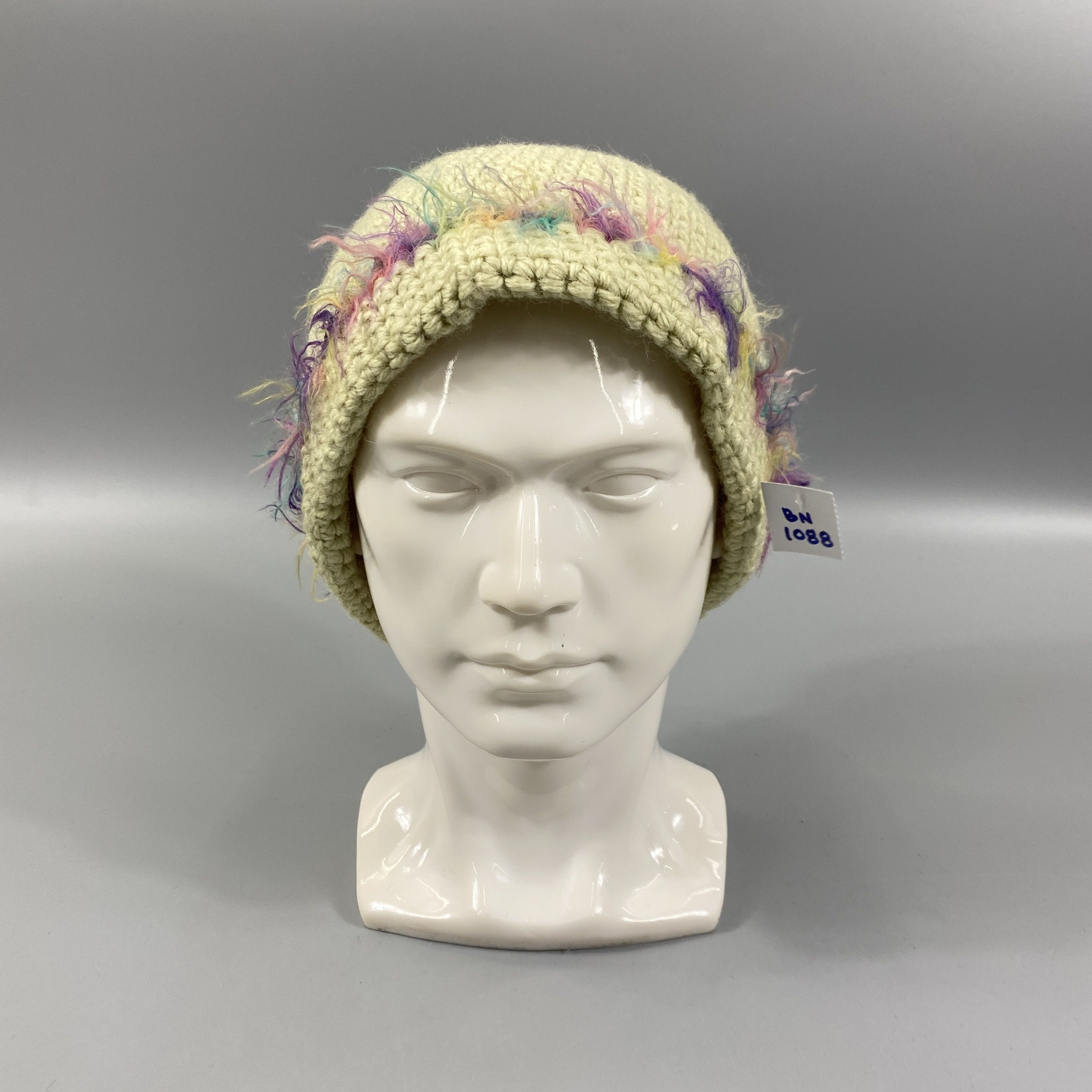 Japanese Brand Cloche Knit Hat Wool -BN1088 Size ONE SIZE - 2 Thumbnail