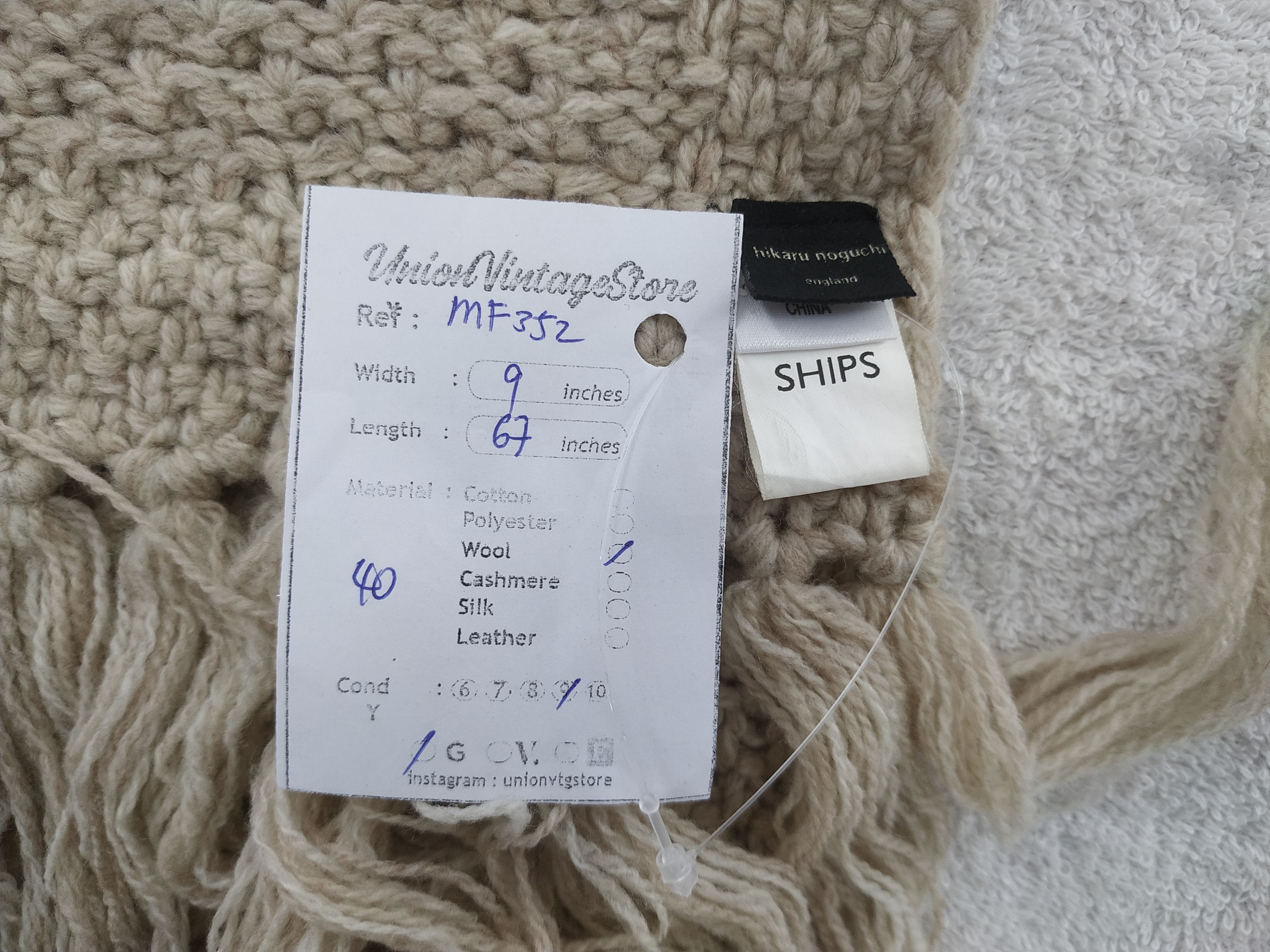 SHIPS Vintage Ships Scarf/Muffler/Neckwear MF352 Size ONE SIZE - 6 Thumbnail