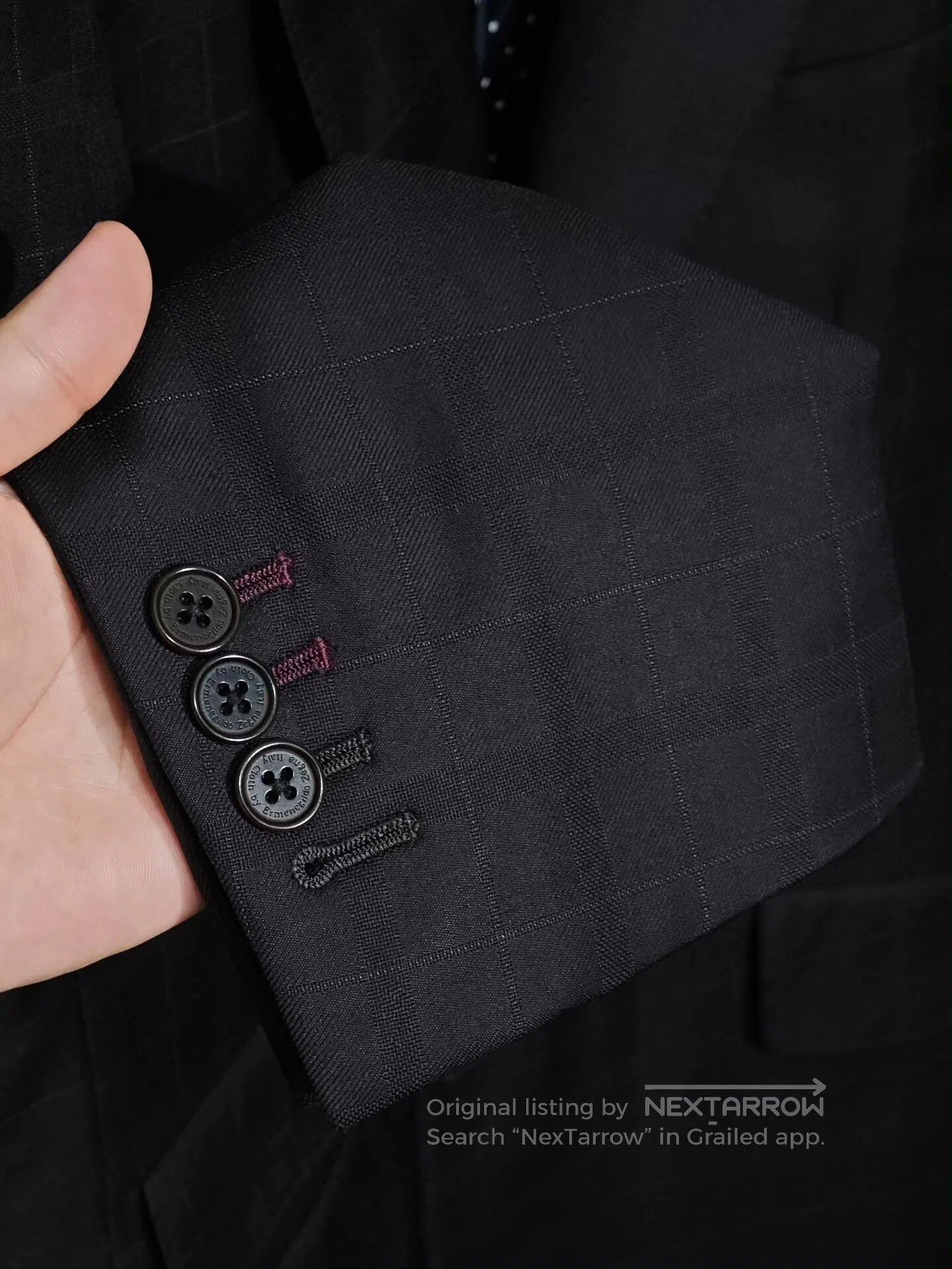 Ermenegildo Zegna Zegna Custom Wool and Linen Suit. Size US M / EU 48-50 / 2 - 4 Thumbnail
