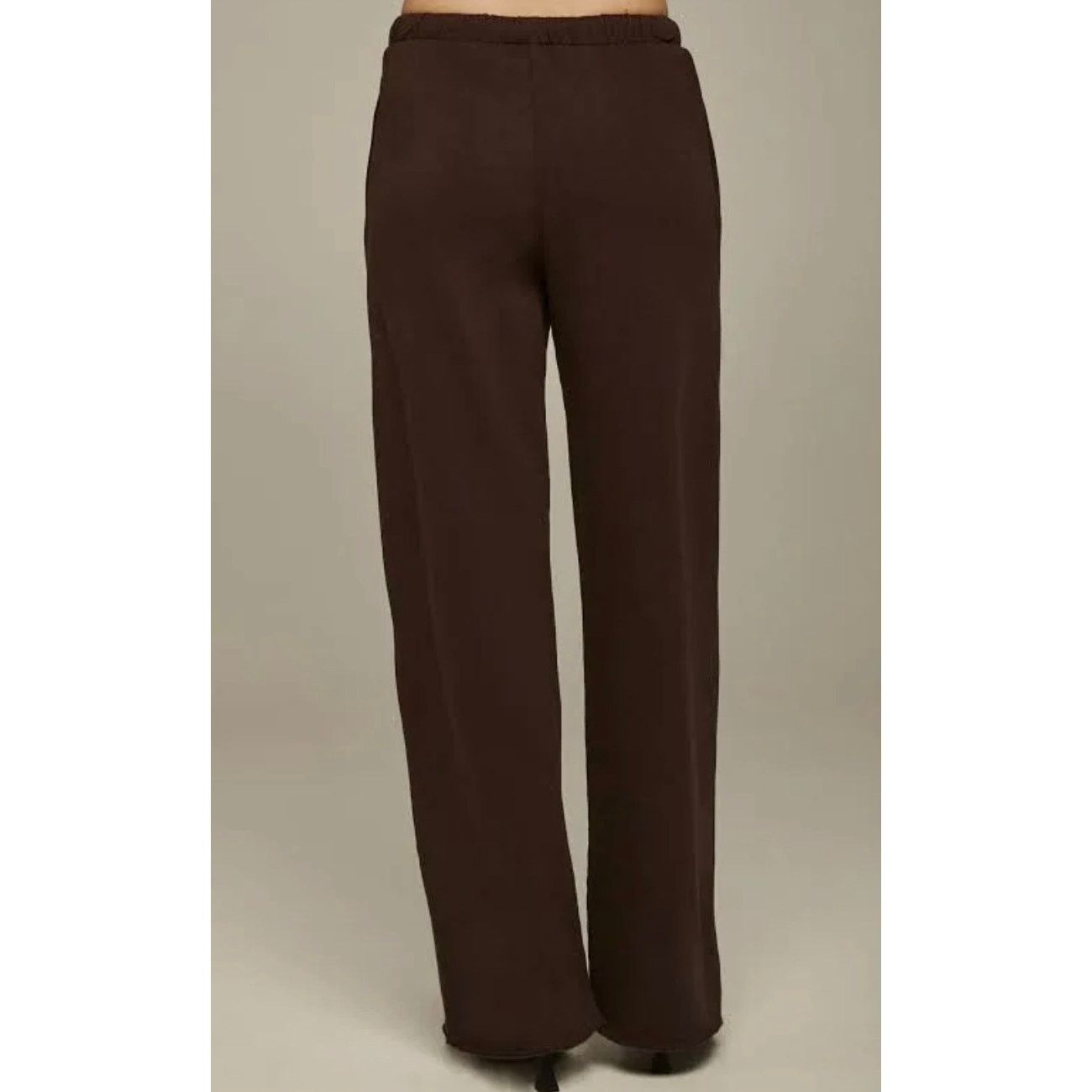 REVOLVE $154 New Lanston Brown Wide Leg Drawstring Sweatpants Small Size 28" / US 6 / IT 42 - 2 Thumbnail