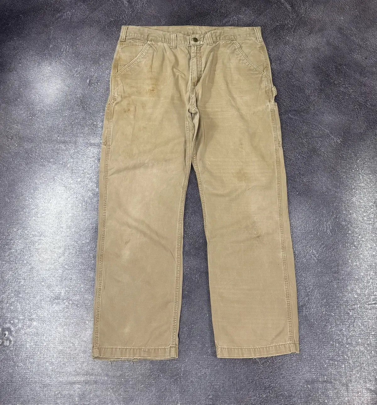 Carhartt × Vintage Vintage Carhartt Y2K Relaxed Fit Hype Carpenter Baggy Pants Size US 40 / EU 56 - 2 Thumbnail