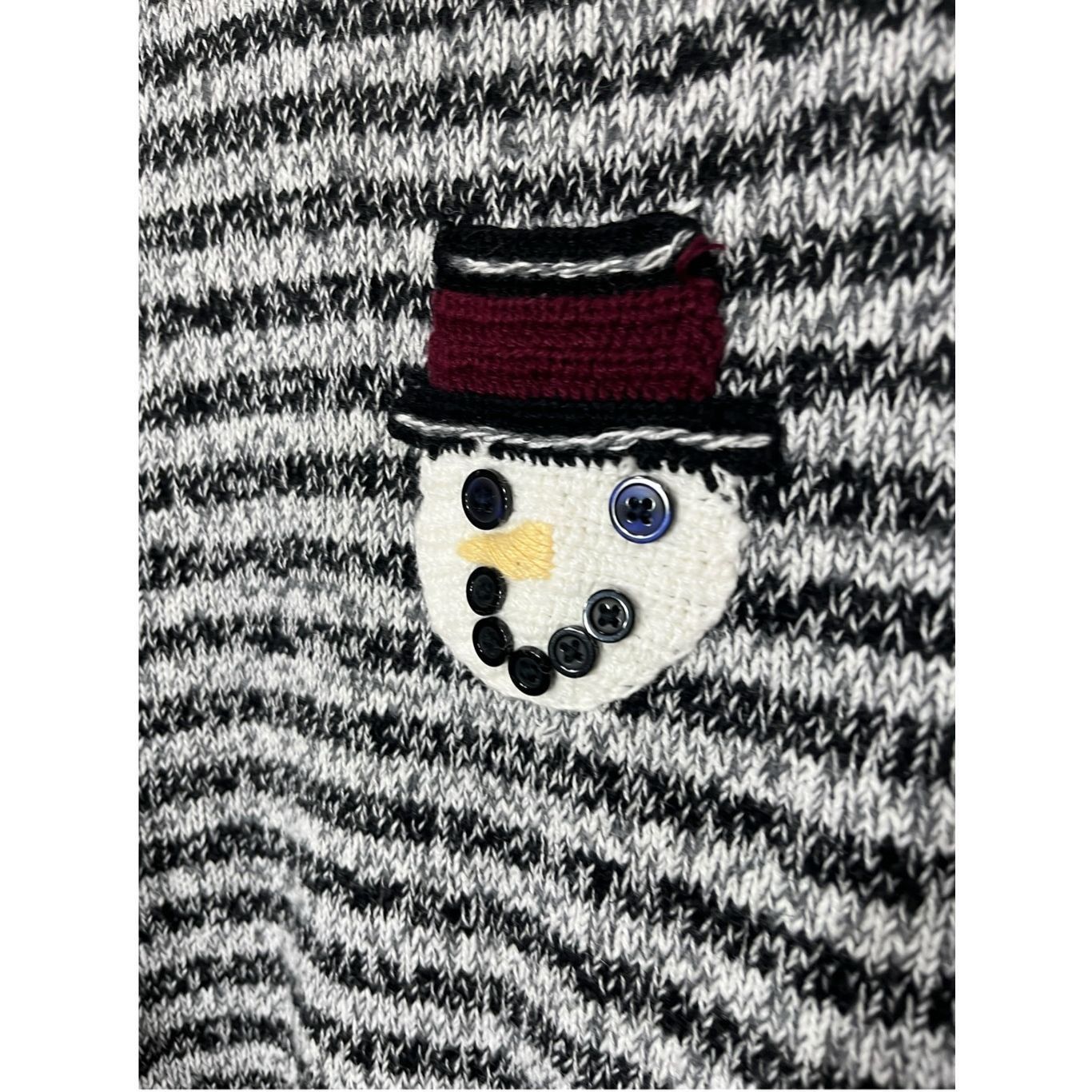 Other Vintage Christopher & Banks 2003 Christmas Winter Snowman Ca Size L / US 10 / IT 46 - 8 Thumbnail
