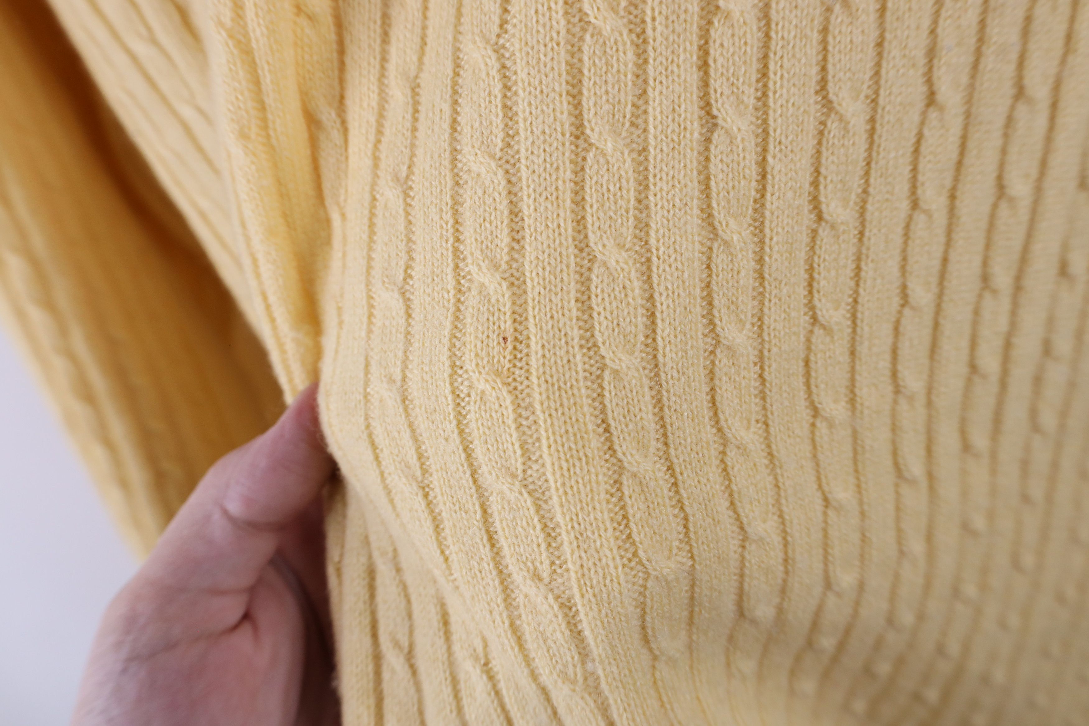 Jos. A. Bank × Vintage Vintage Jos A Bank Soft Cashmere Cable Knit Collared Sweater Size US XXL / EU 58 / 5 - 5 Thumbnail