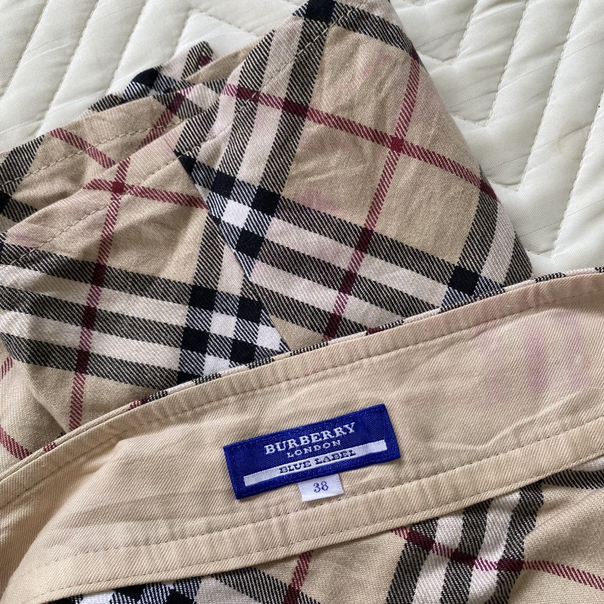 Burberry Burberry Blue Label Women’s Wrap Skirt – Made in Japan Size 31" - 7 Thumbnail