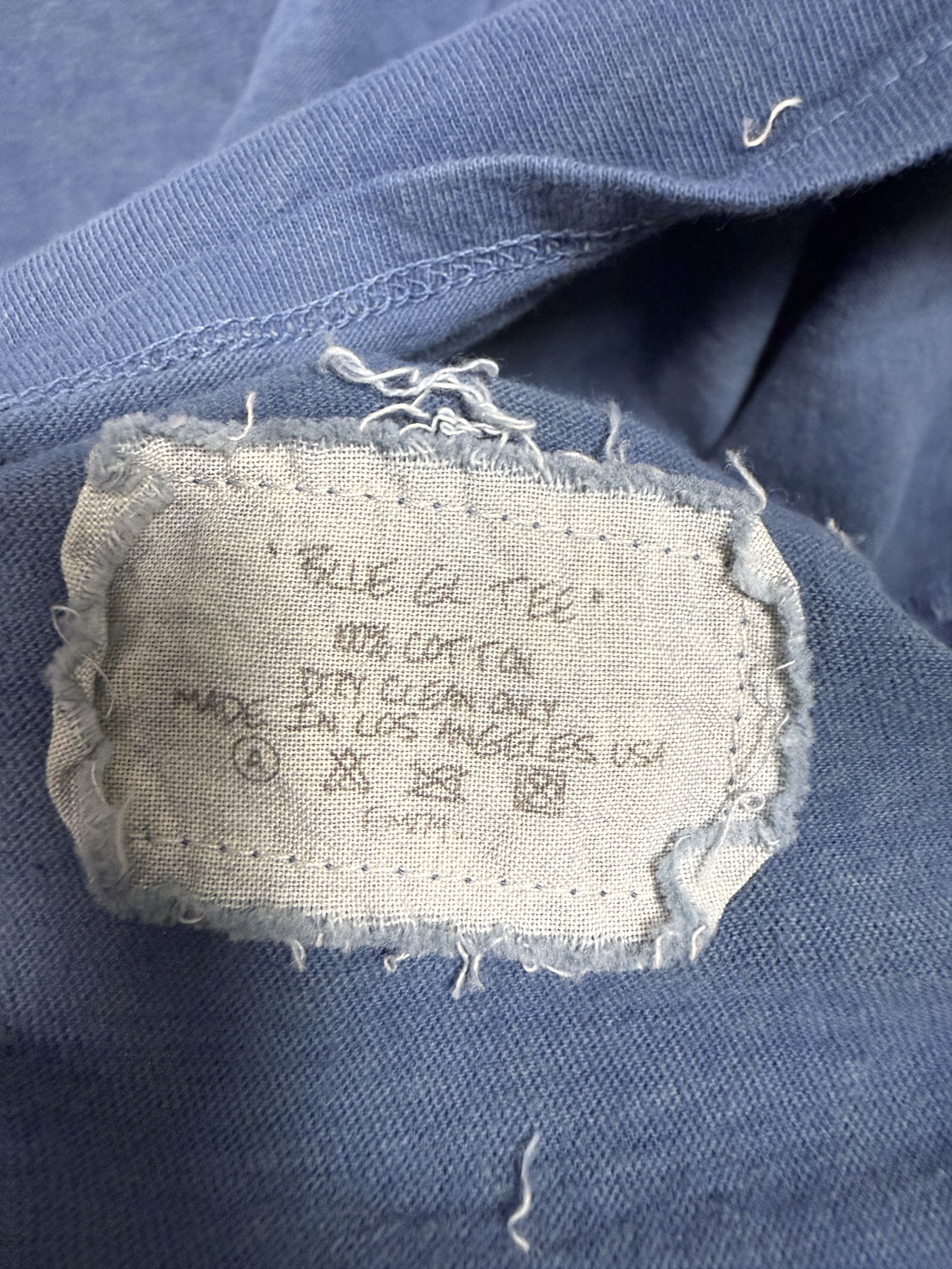 Greg Lauren Greg Lauren Blue GL Tee Size US M / EU 48-50 / 2 - 6 Thumbnail