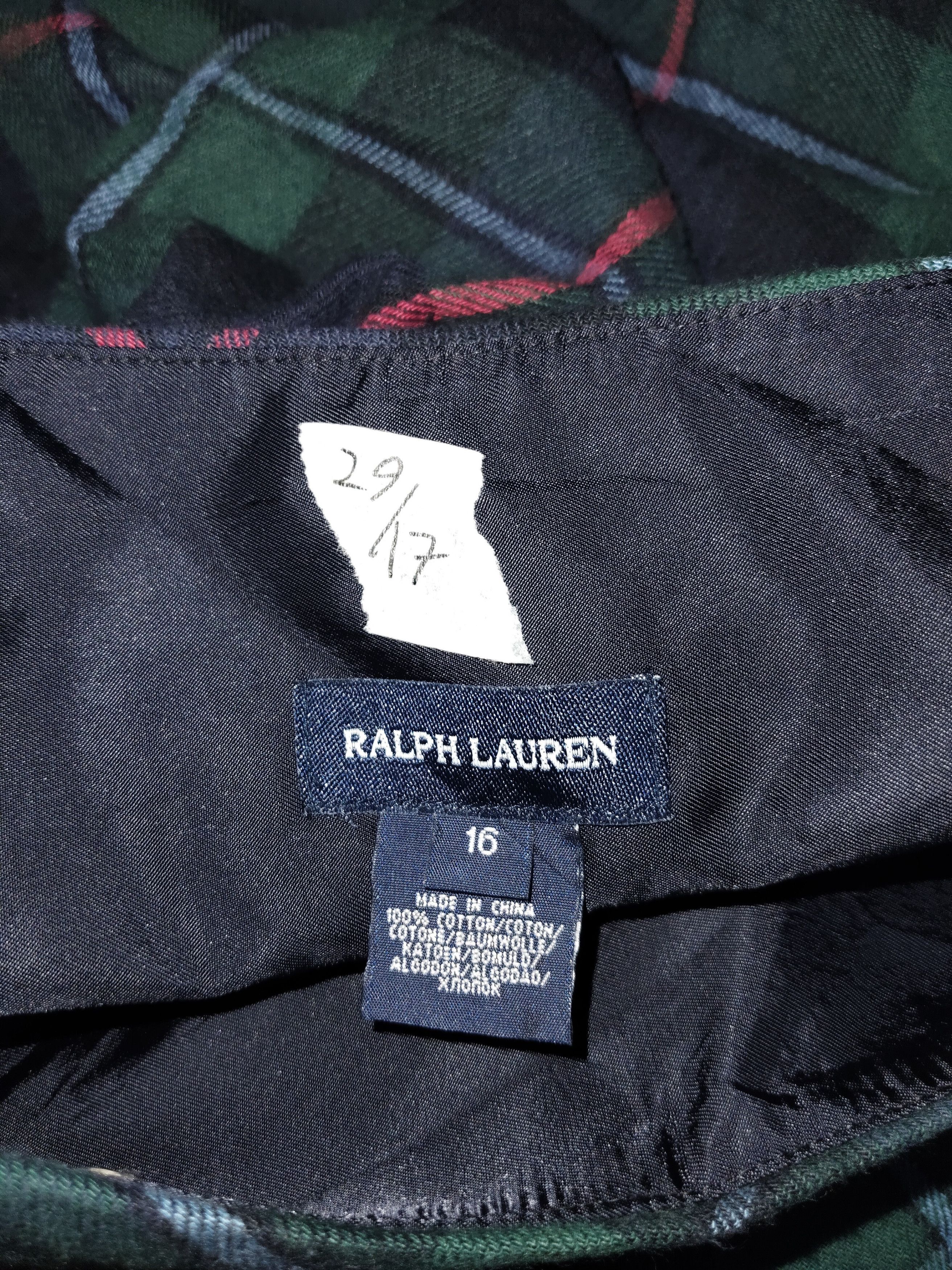 Ralph Lauren RALPH LAUREN Tartan Mini Skirt Size 29" - 4 Thumbnail