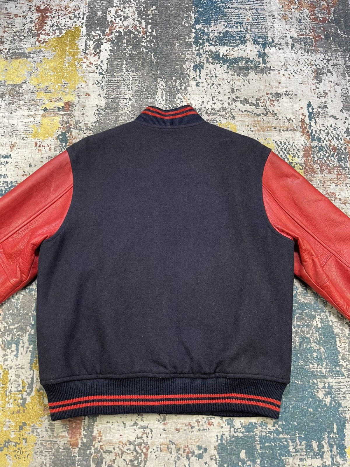 Macbeth Vtg 90s Macbeth Leather Sleeve Patch Logo Varsity Jacket Size US M / EU 48-50 / 2 - 11 Thumbnail