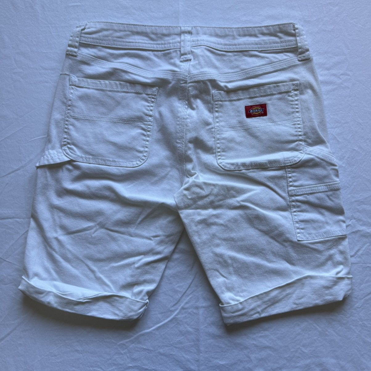 Dickies Dickies Women’s Carpenter Shorts 11/30 White Cuffed Size 34" / US 12 / IT 48 - 5 Thumbnail