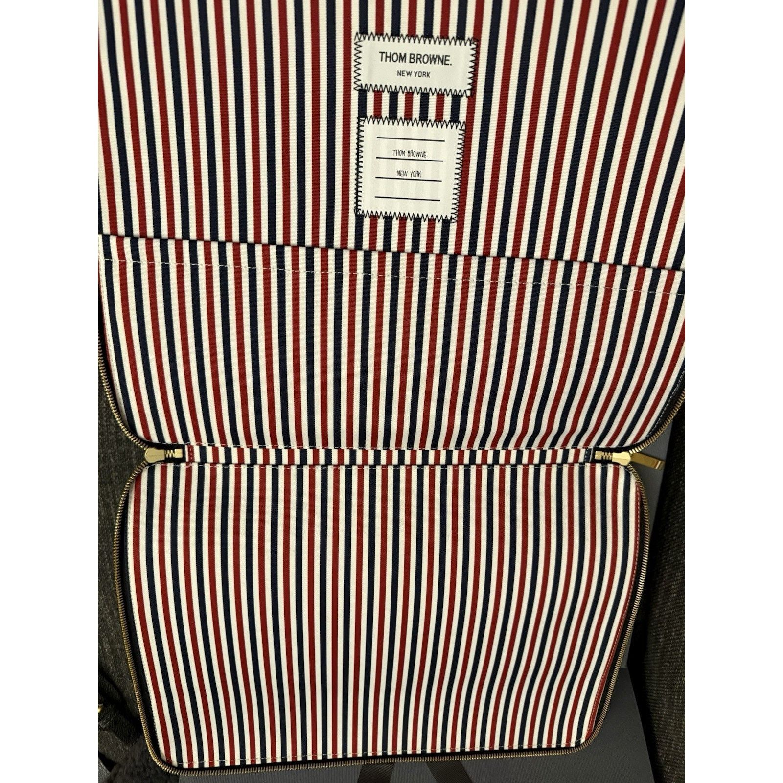 Thom Browne NWT Thom Browne $1500 Leather Portfolio Laptop Case, Italy Size ONE SIZE - 5 Thumbnail