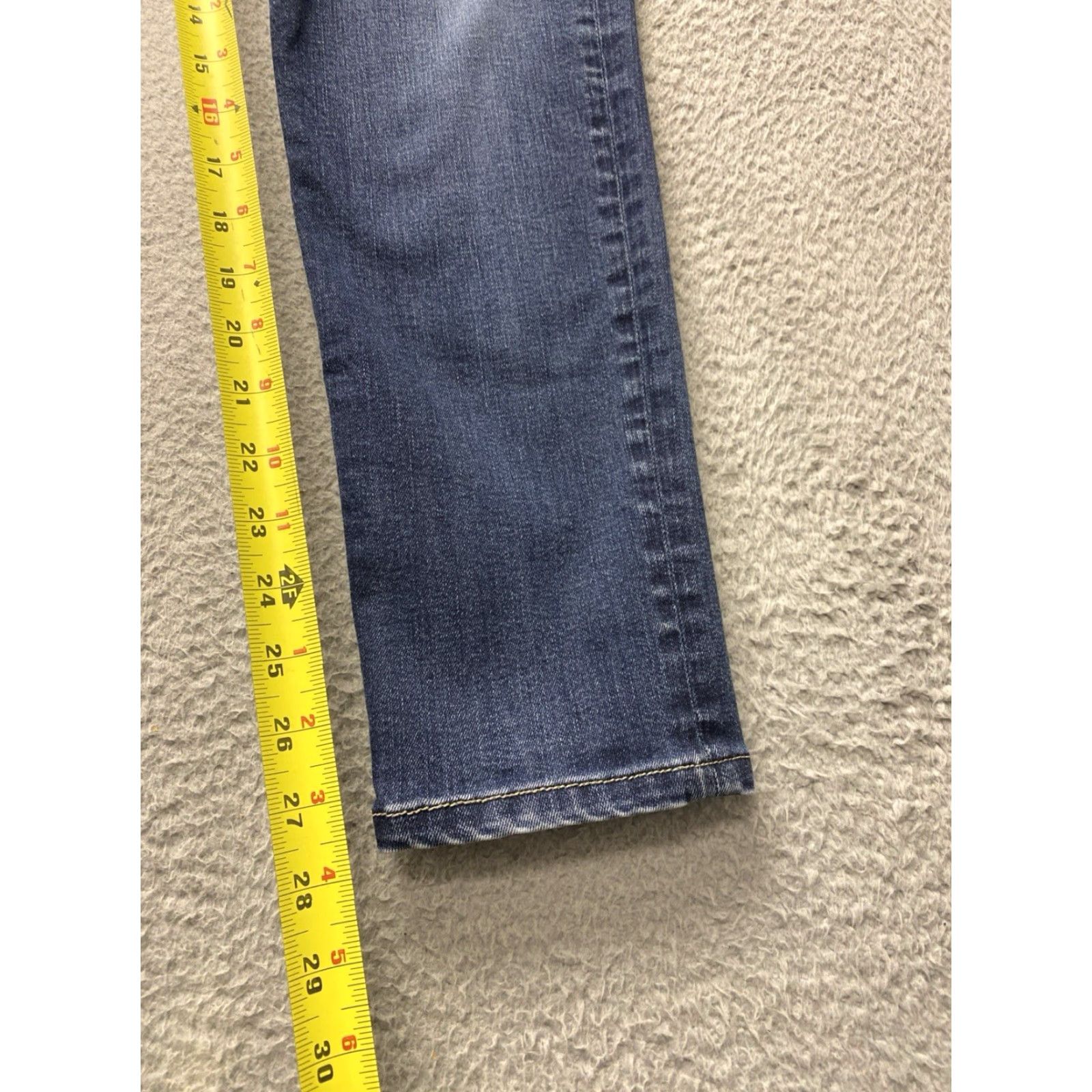 Vintage Kut from the Kloth Jeans Women 8 Blue Straight Stretch Denim 30x28 Regular Womens Size 30" / US 8 / IT 44 - 5 Thumbnail