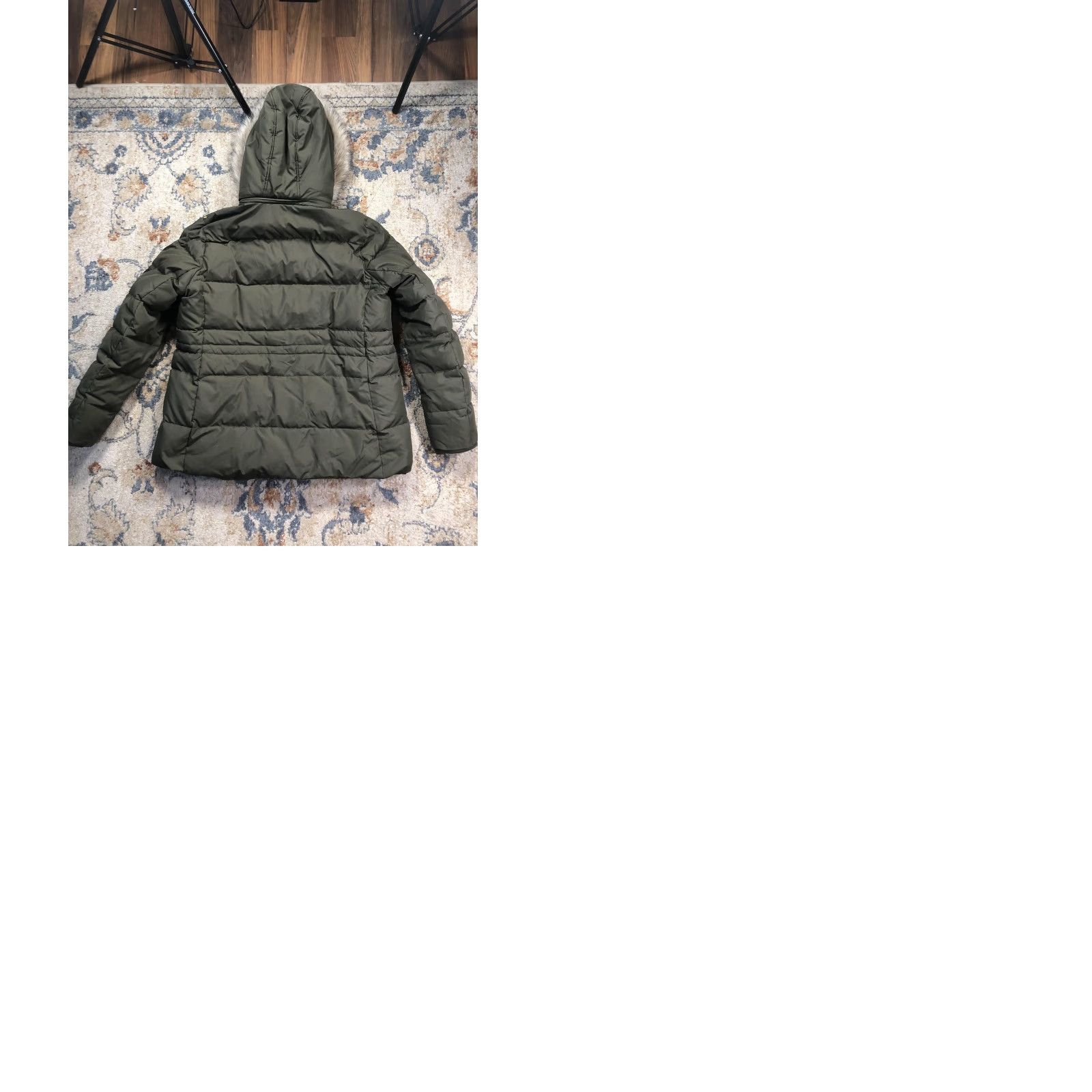 Ralph Lauren Lauren Ralph Lauren Jacket Womens XL Green Hooded Faux Fur Quilted Puffer Warm Size XL / US 12-14 / IT 48-50 - 9 Thumbnail