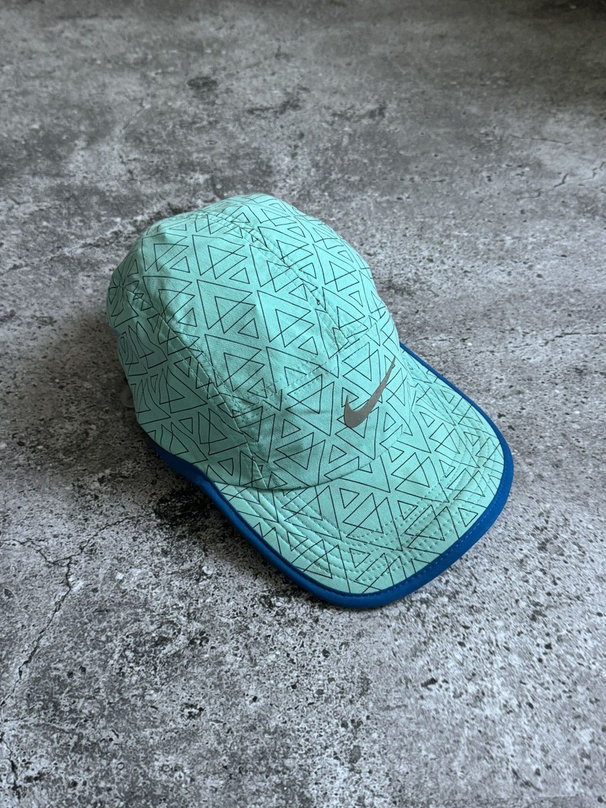 Nike × Vintage Vintage Nike blue 5 panel cap hats Size ONE SIZE - 2 Thumbnail