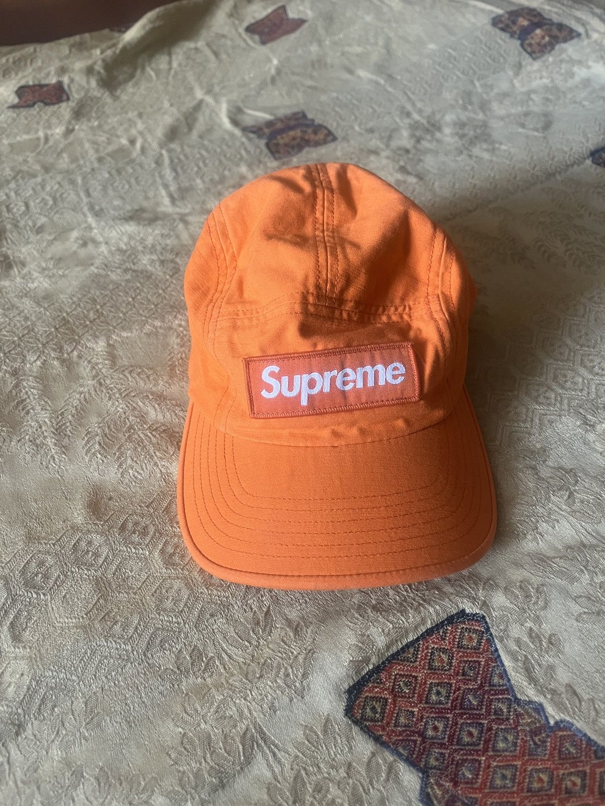 Other Orange Supreme Military Camp Hat Size ONE SIZE - 1 Thumbnail