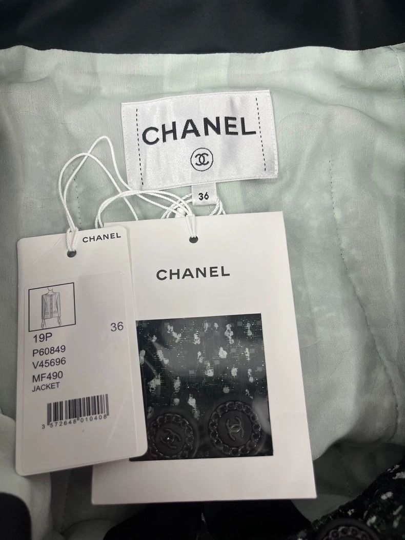Chanel Chanel Sequin woven tweed coat Size XS / US 0-2 / IT 36-38 - 4 Thumbnail