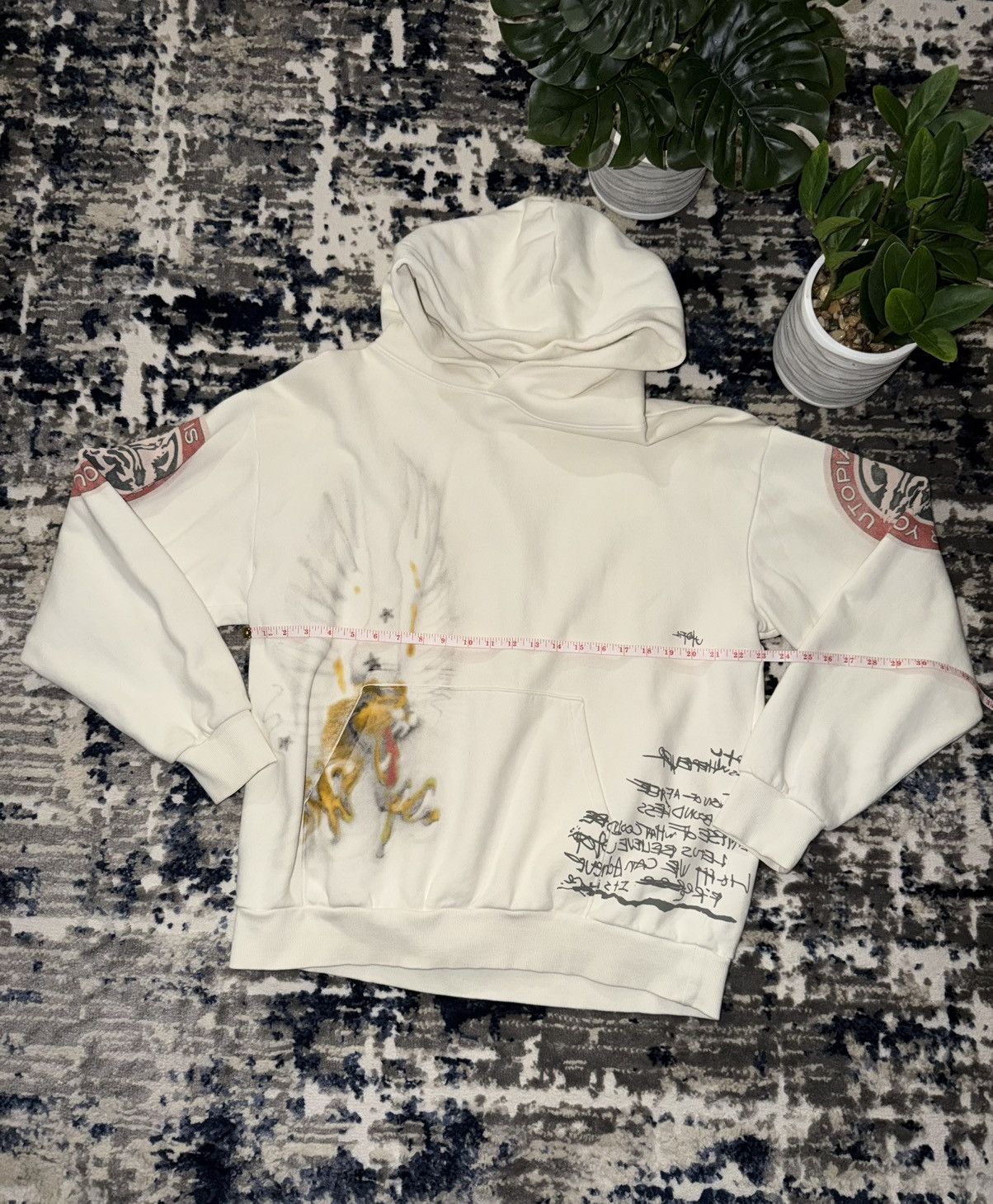 Travis Scott Travis Scott White Utopia Tour Hoodie Size US XL / EU 56 / 4 - 5 Thumbnail