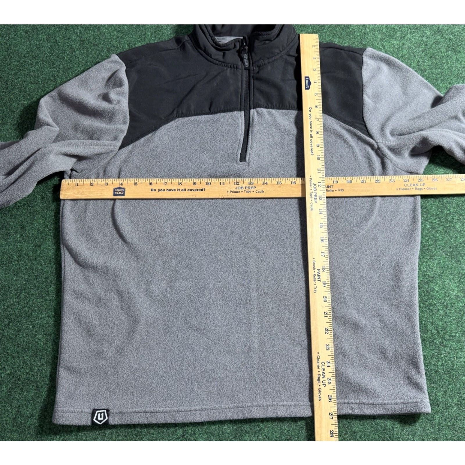 Area VINTAGE Unitus 1/4 Zip Pullover Sweatshirt Men XL Gray Size US XL / EU 56 / 4 - 7 Thumbnail