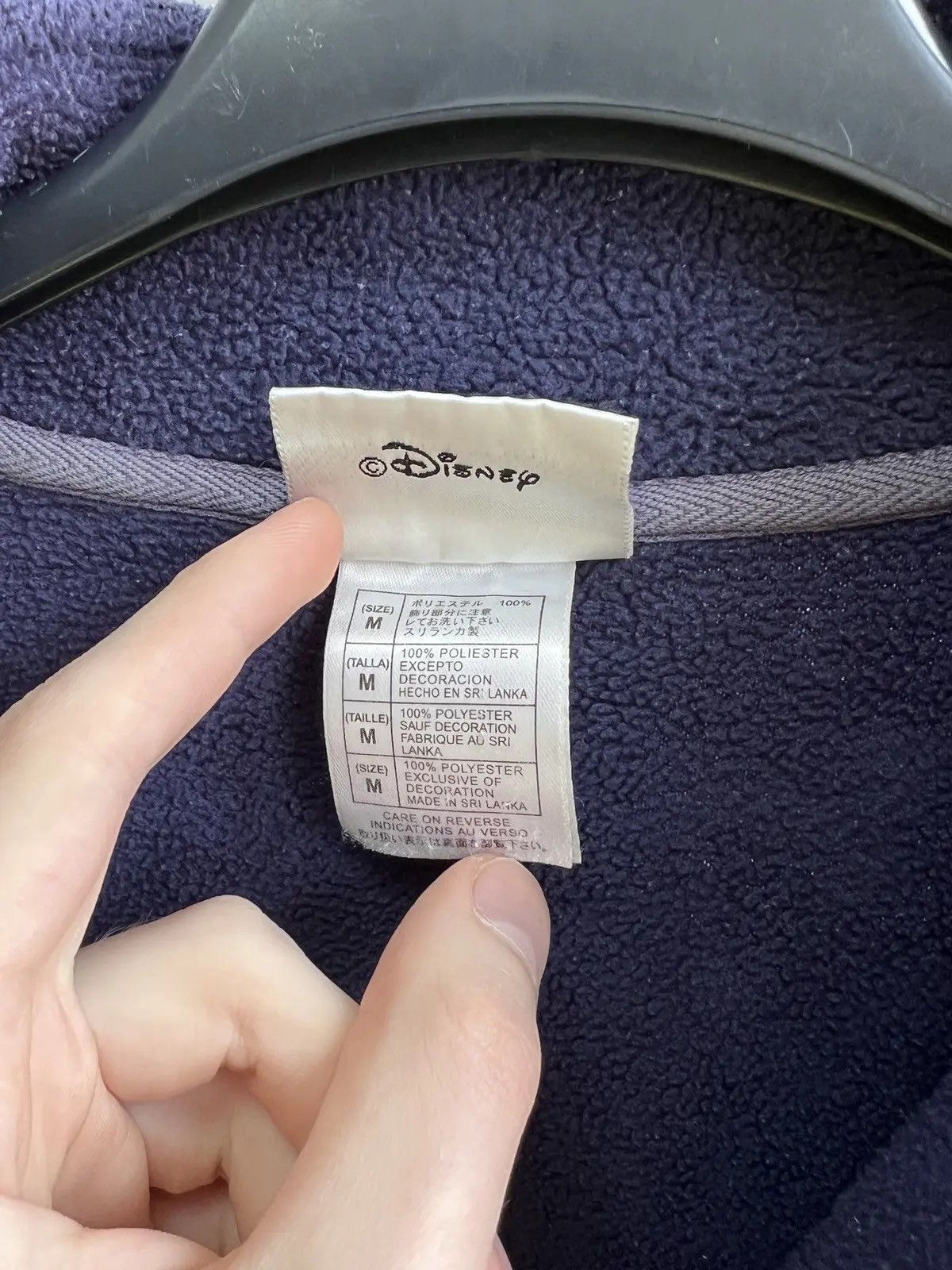 Disney × Vintage Vintage Disney 1/4 zip sweatshirt Size US M / EU 48-50 / 2 - 9 Thumbnail