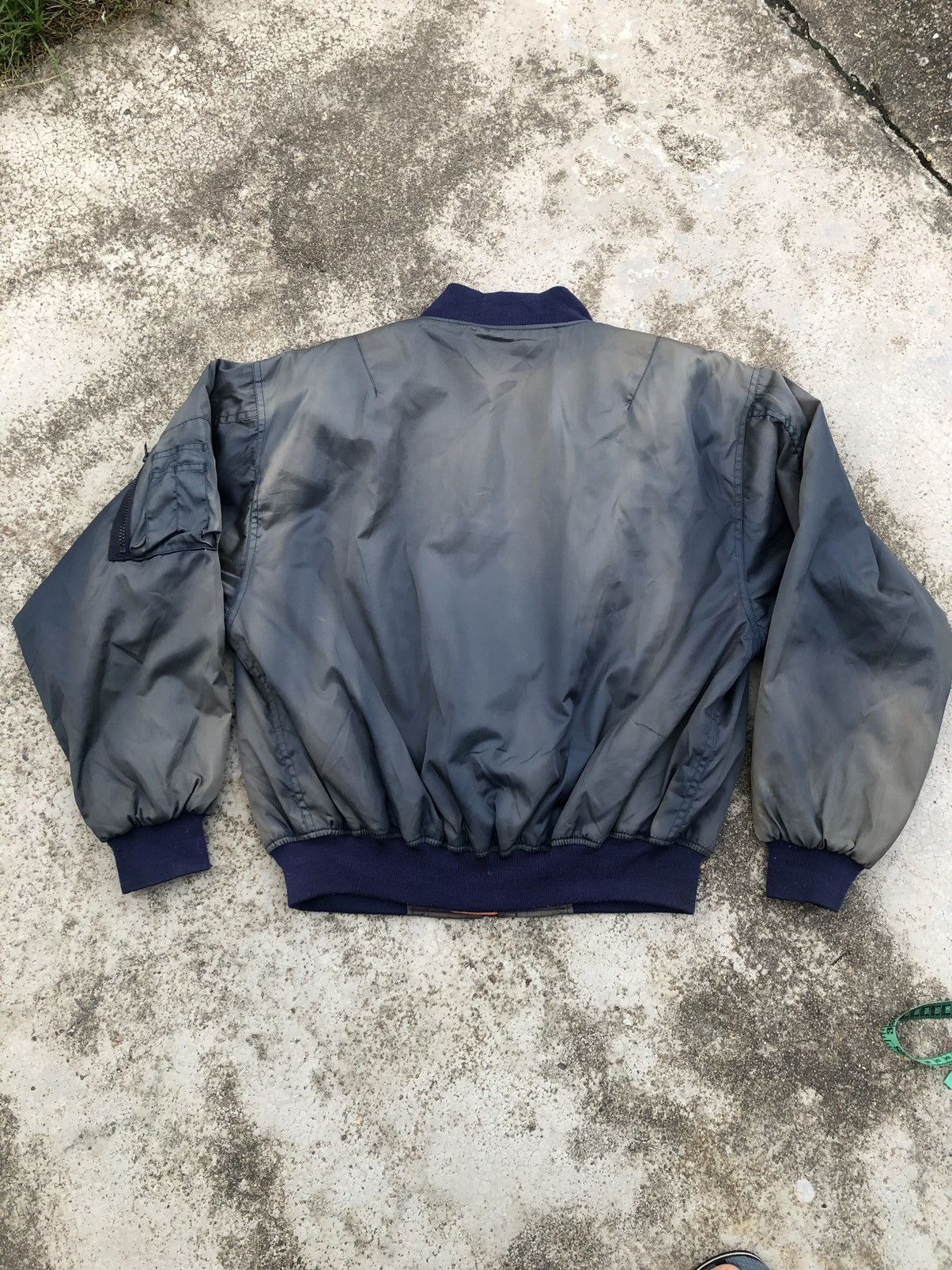 Vintage SUN FADED VINTAGE YOKOHAMA BOMBER/FLIGHT JACKET Size US L / EU 52-54 / 3 - 12 Thumbnail