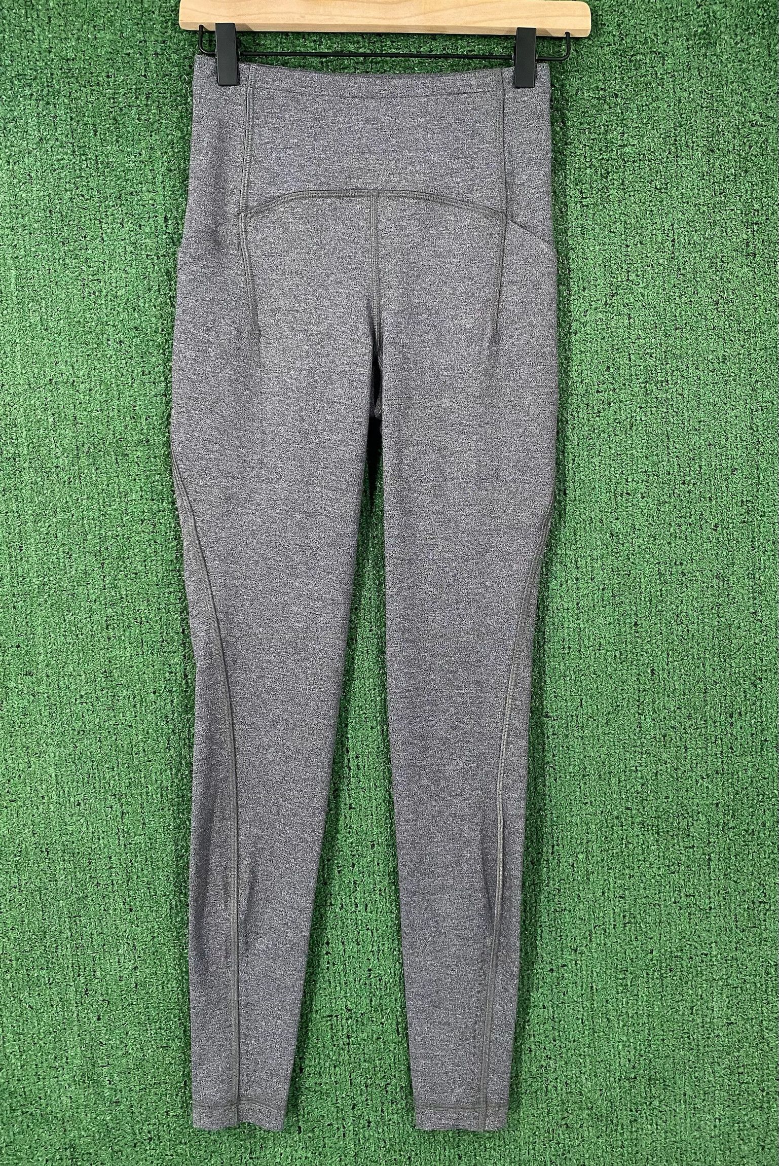 Lululemon Lululemon Speed Up Grey Leggings W/ Side Pockets Women’s 4 Size 26" / US 2 / IT 38 - 1 Thumbnail