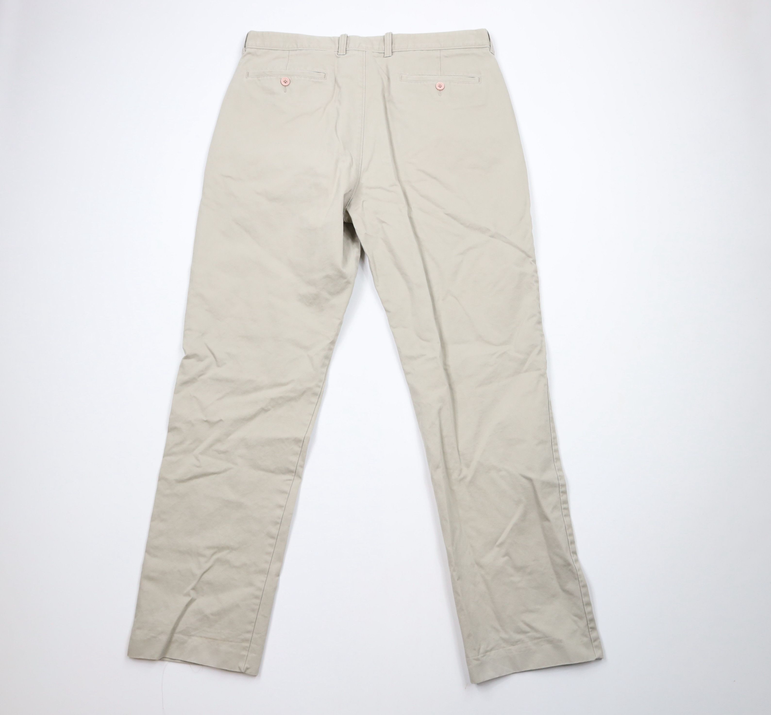 J.Crew × Vintage Vintage J Crew Essential Chinos Chino Pants Khaki Cotton Size US 36 / EU 52 - 9 Thumbnail