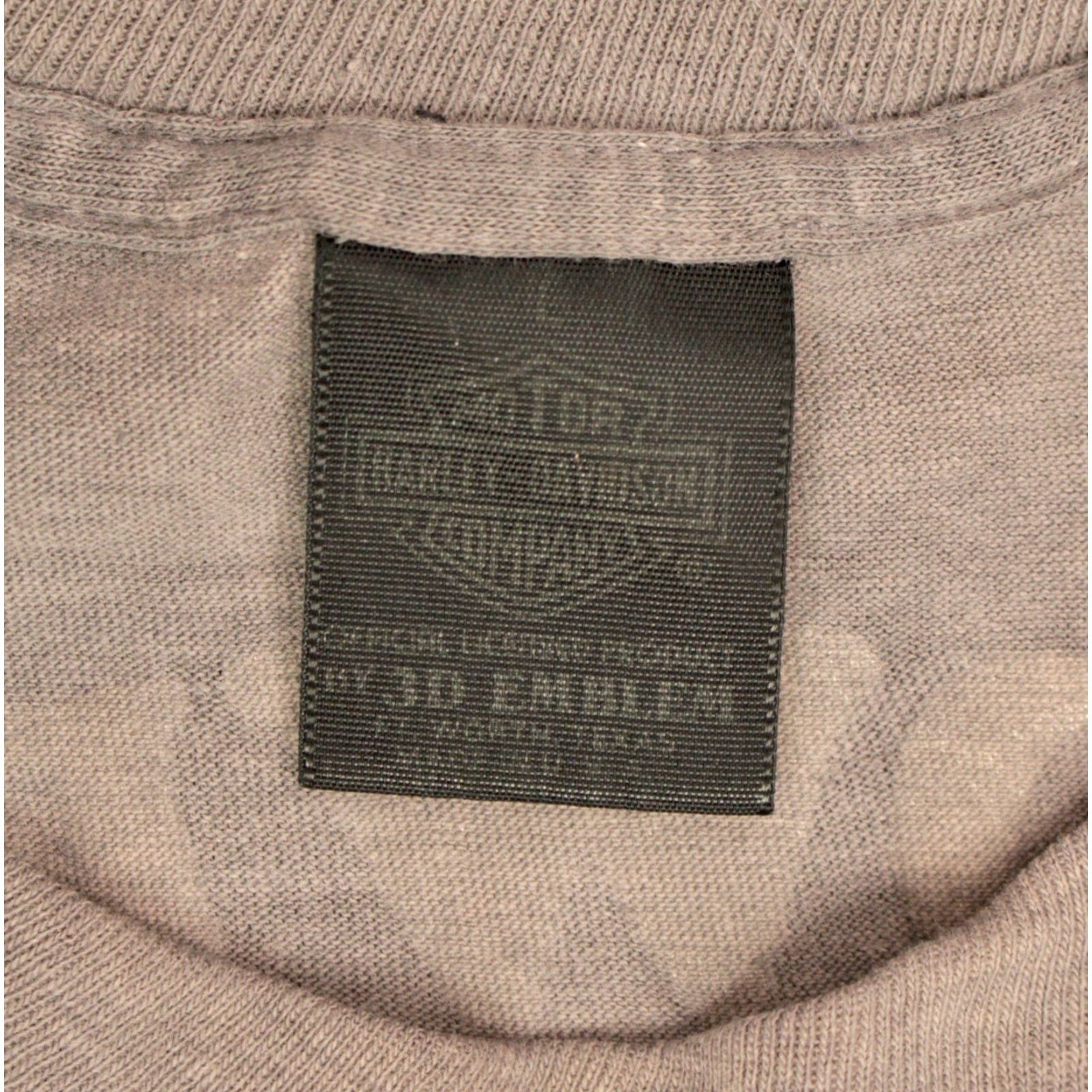 Harley Davidson VTG 80s Harley Davidson 3D Emblem Eagle TShirt Sleeveless Sz L Grey Mens Graphic Tee 1980s Vintage Harley Davidson Shirt Size US L / EU 52-54 / 3 - 3 Thumbnail