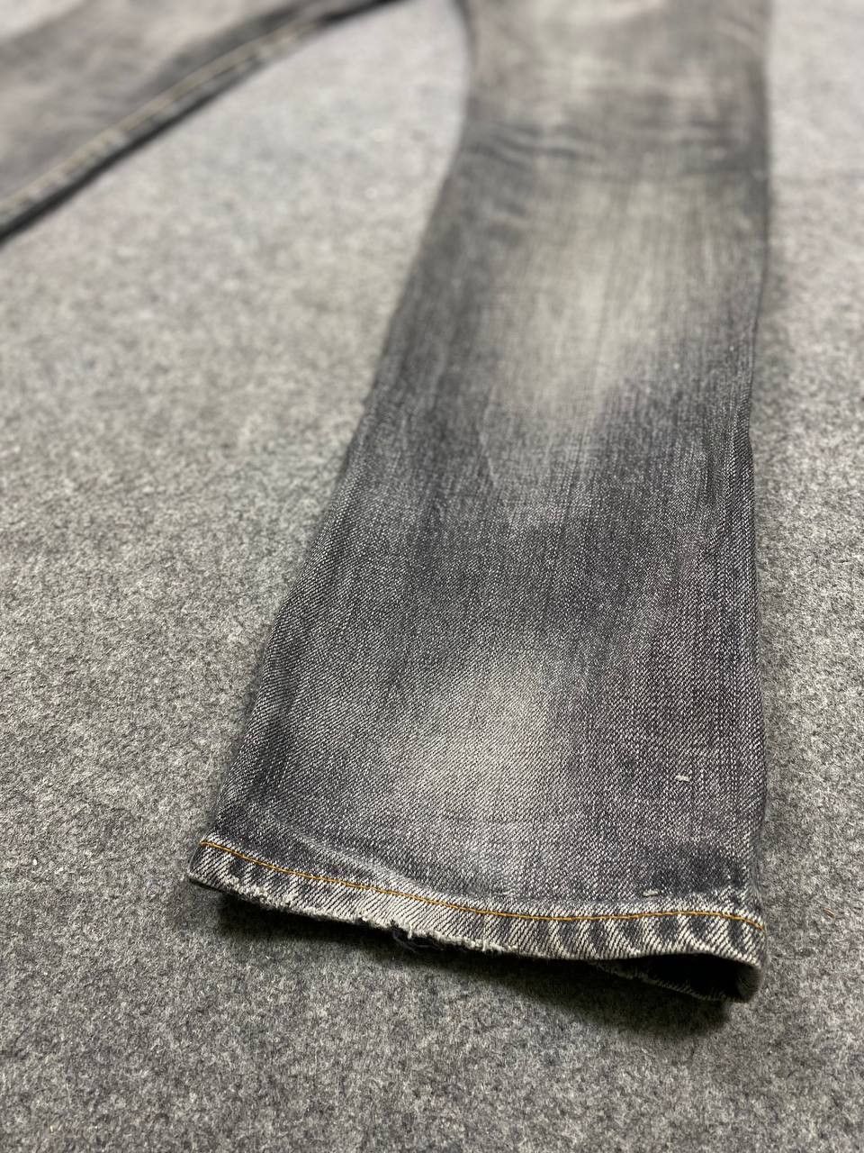 Japanese Brand back number japanese brand distressed denim nice design Size US 29 - 6 Thumbnail