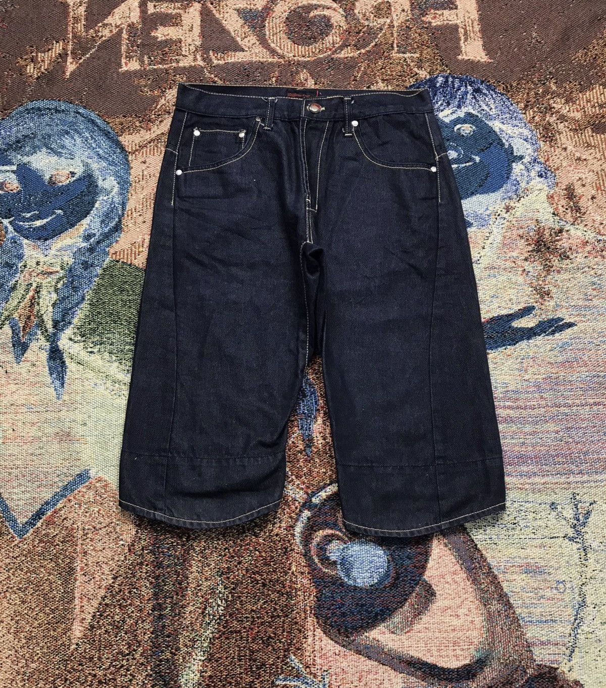Levi's Vintage Levi’s buckle belt embroidered denim Size US 32 / EU 48 - 2 Thumbnail