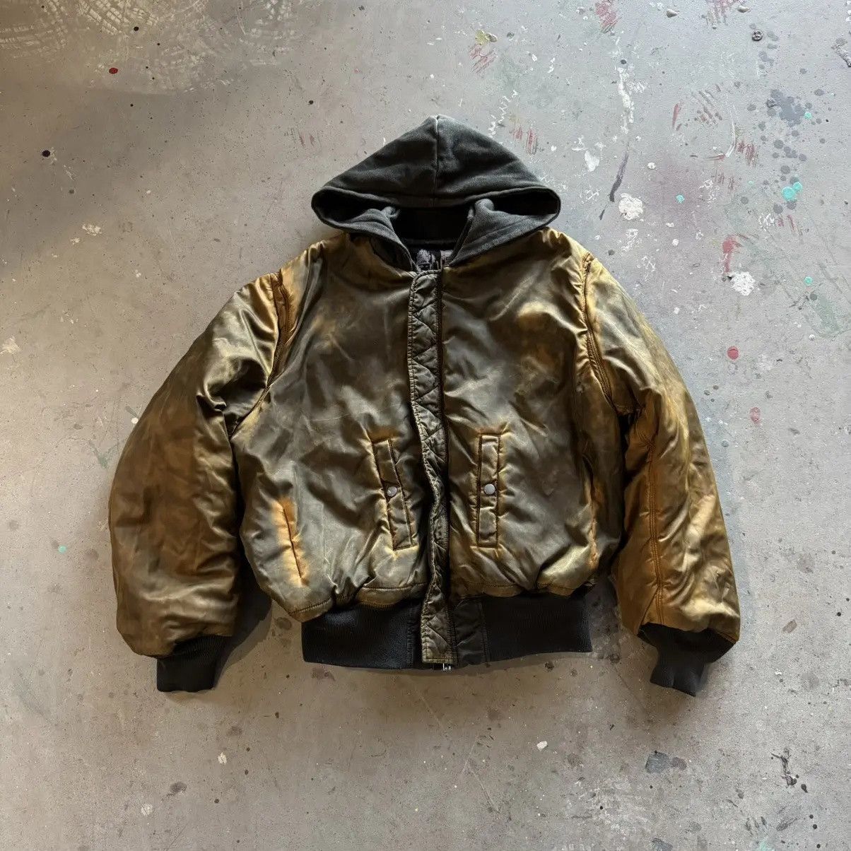 ALEXANDER DIGENOVA Alexander Digenova Reversible Oil Dyed Bomber Jacket Size US L / EU 52-54 / 3 - 3 Thumbnail