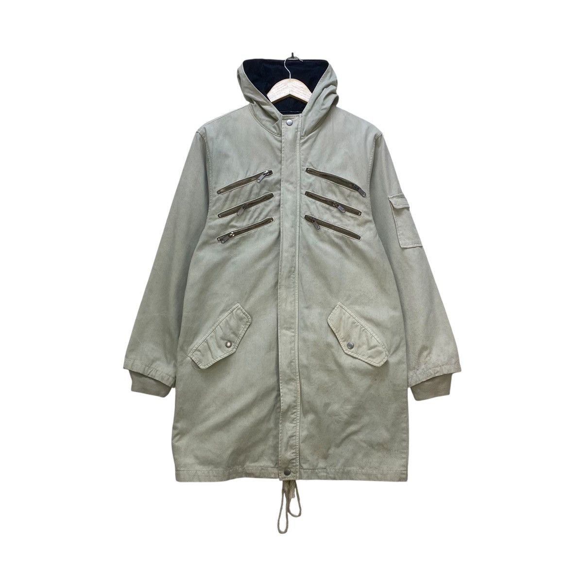 Le Grande Bleu (L.G.B.) 🔥Vintage Unique Parka Triple Zip Double Side Jacket Size US M / EU 48-50 / 2 - 1 Thumbnail