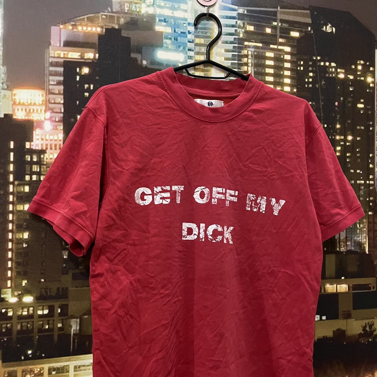 Vintage Vintage 90s Graphic Tee Humor Streetwear Sun Faded Red S Size US S / EU 44-46 / 1 - 2 Thumbnail