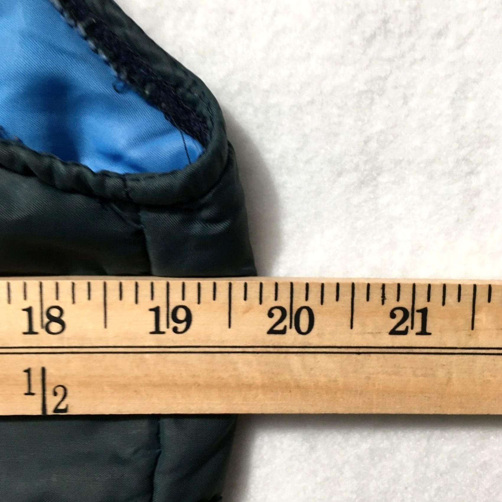 Vintage VINTAGE Down Quilted Vest blue snap buttons slant pockets medium Size US M / EU 48-50 / 2 - 4 Thumbnail